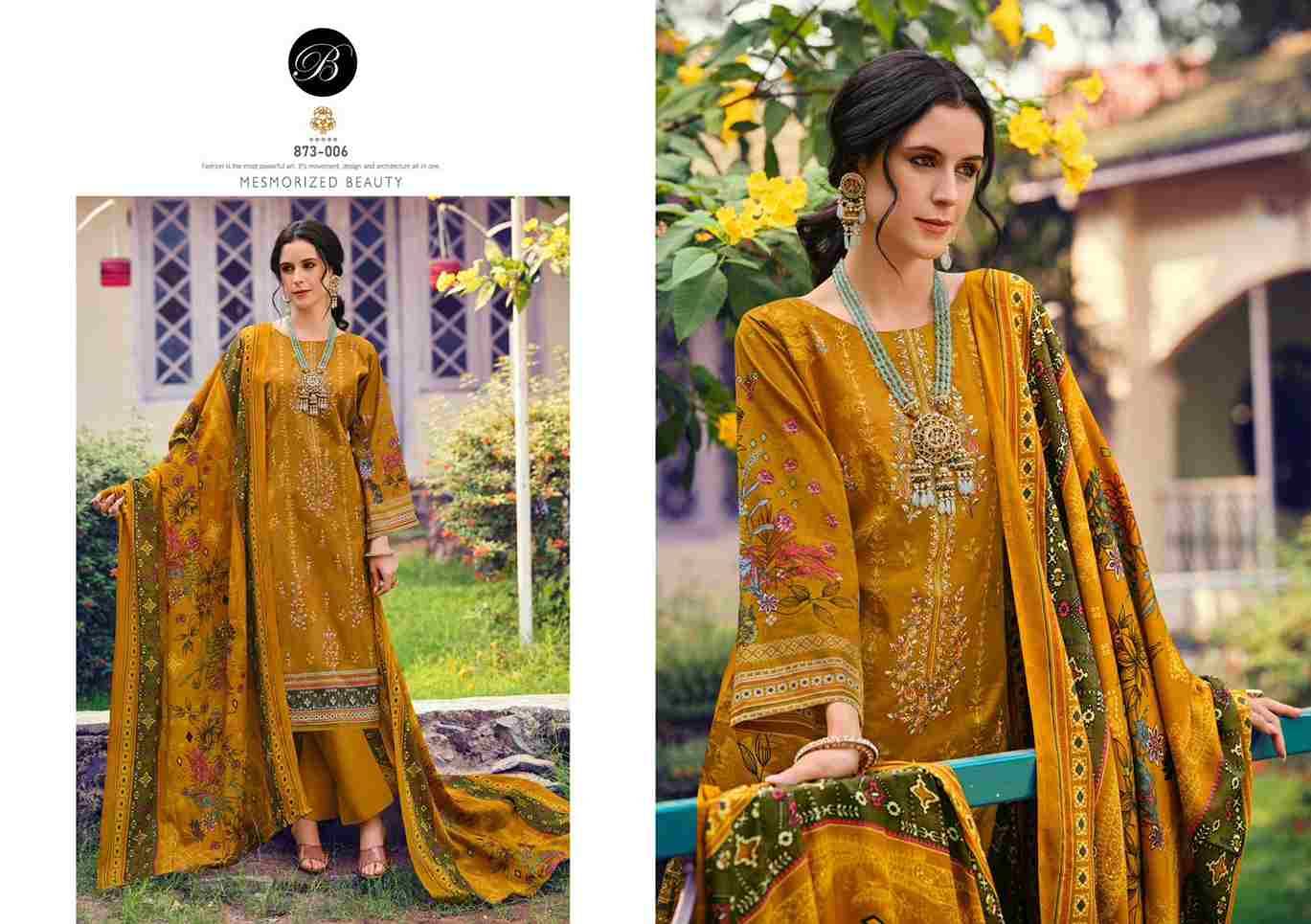 Chevron Vol-4 By Belliza 873-001 To 873-008 Series Beautiful Festive Suits Stylish Fancy Colorful Casual Wear & Ethnic Wear Pure Cotton Print Dresses At Wholesale Price
