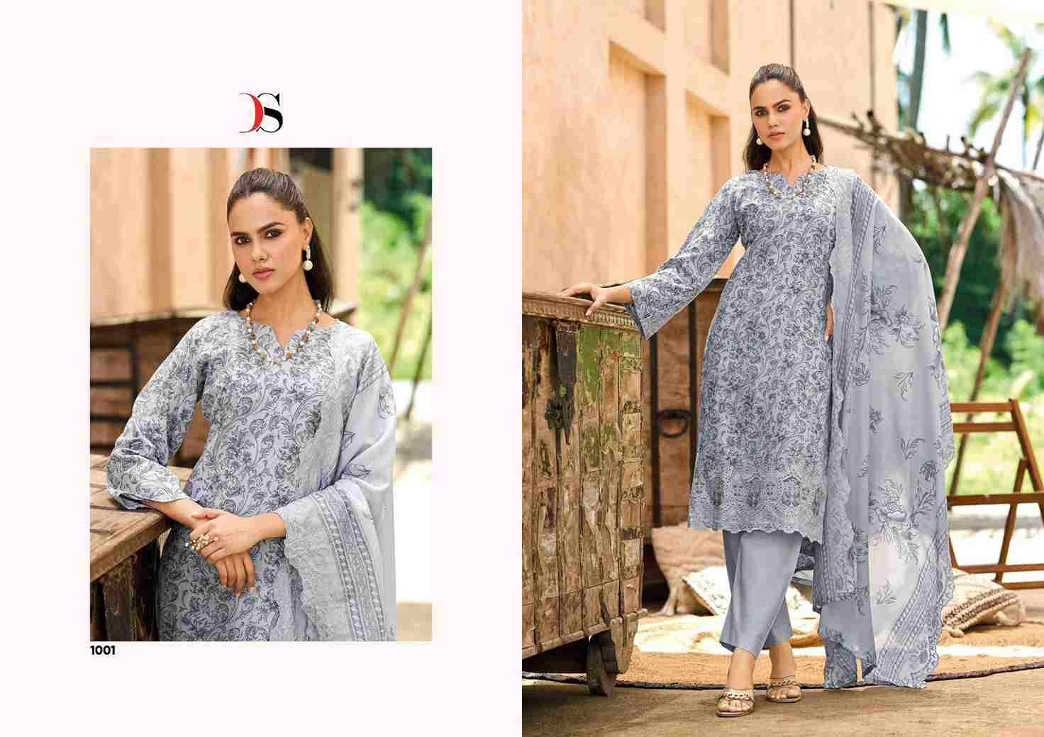 Bin Saeed Mini Lawn Collection By Deepsy Suits 1001 To 1006 Series Designer Pakistani Suits Beautiful Stylish Fancy Colorful Party Wear & Occasional Wear Pure Cotton Dresses At Wholesale Price