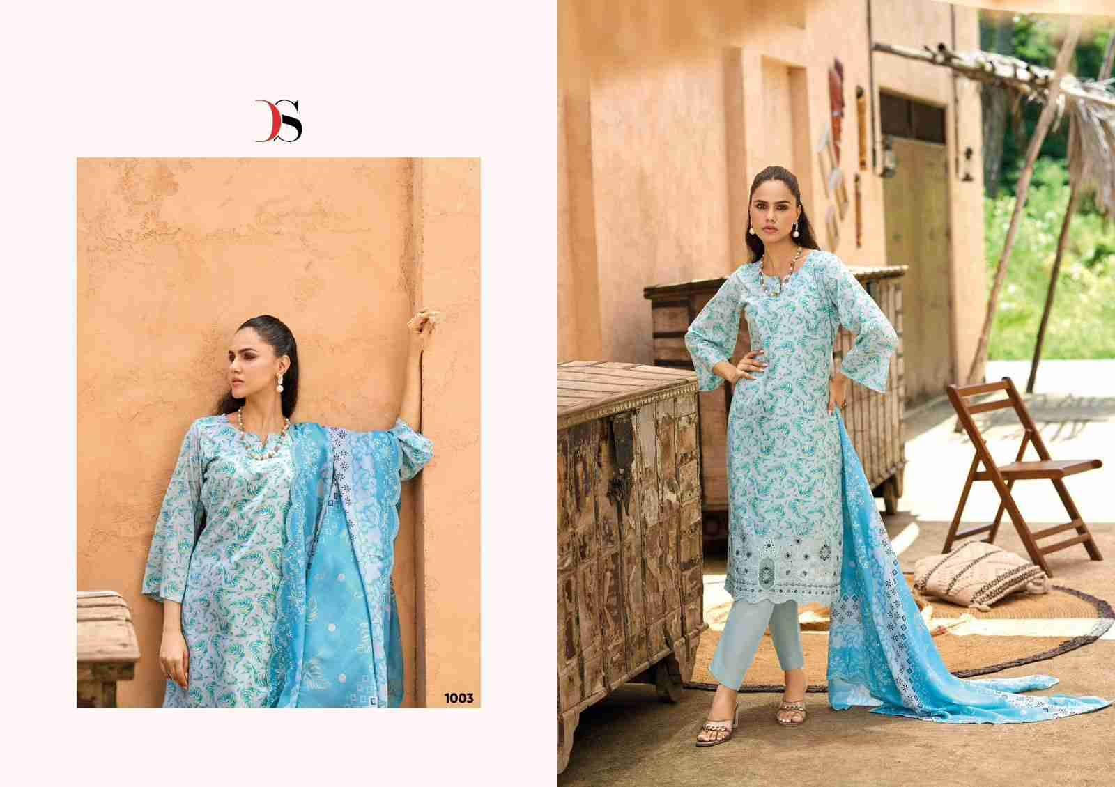 Bin Saeed Mini Lawn Collection By Deepsy Suits 1001 To 1006 Series Designer Pakistani Suits Beautiful Stylish Fancy Colorful Party Wear & Occasional Wear Pure Cotton Dresses At Wholesale Price