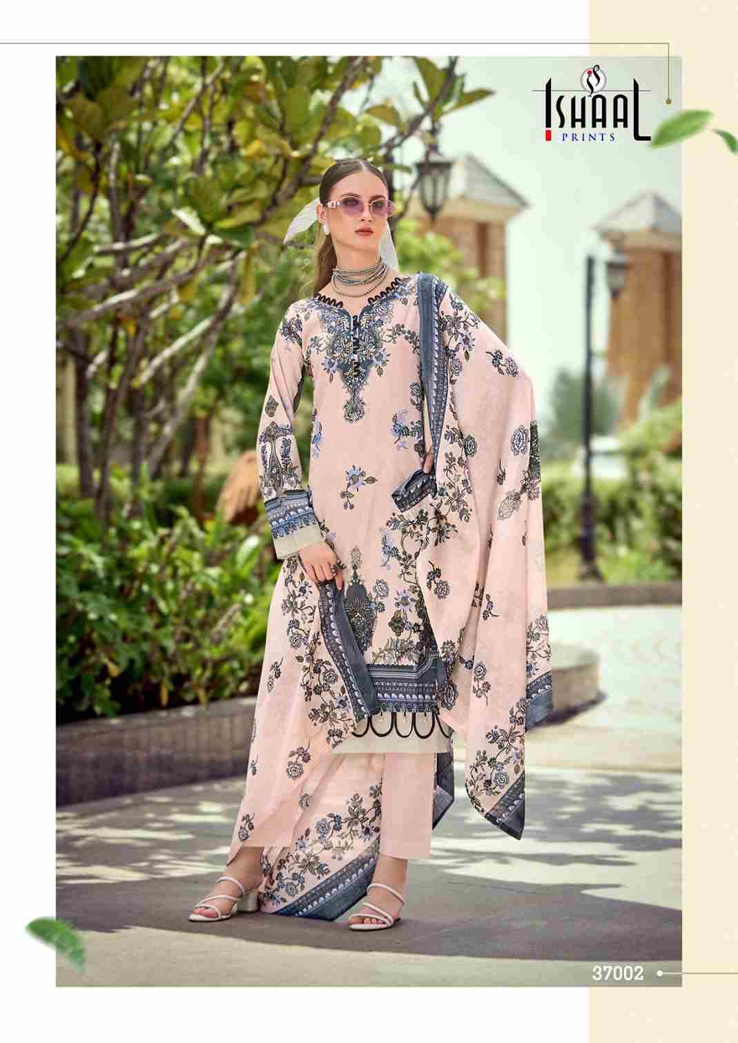 Gulmohar Vol-37 By Ishaal Prints 37001 To 37010 Series Beautiful Festive Suits Colorful Stylish Fancy Casual Wear & Ethnic Wear Pure Lawn Prints Dresses At Wholesale Price