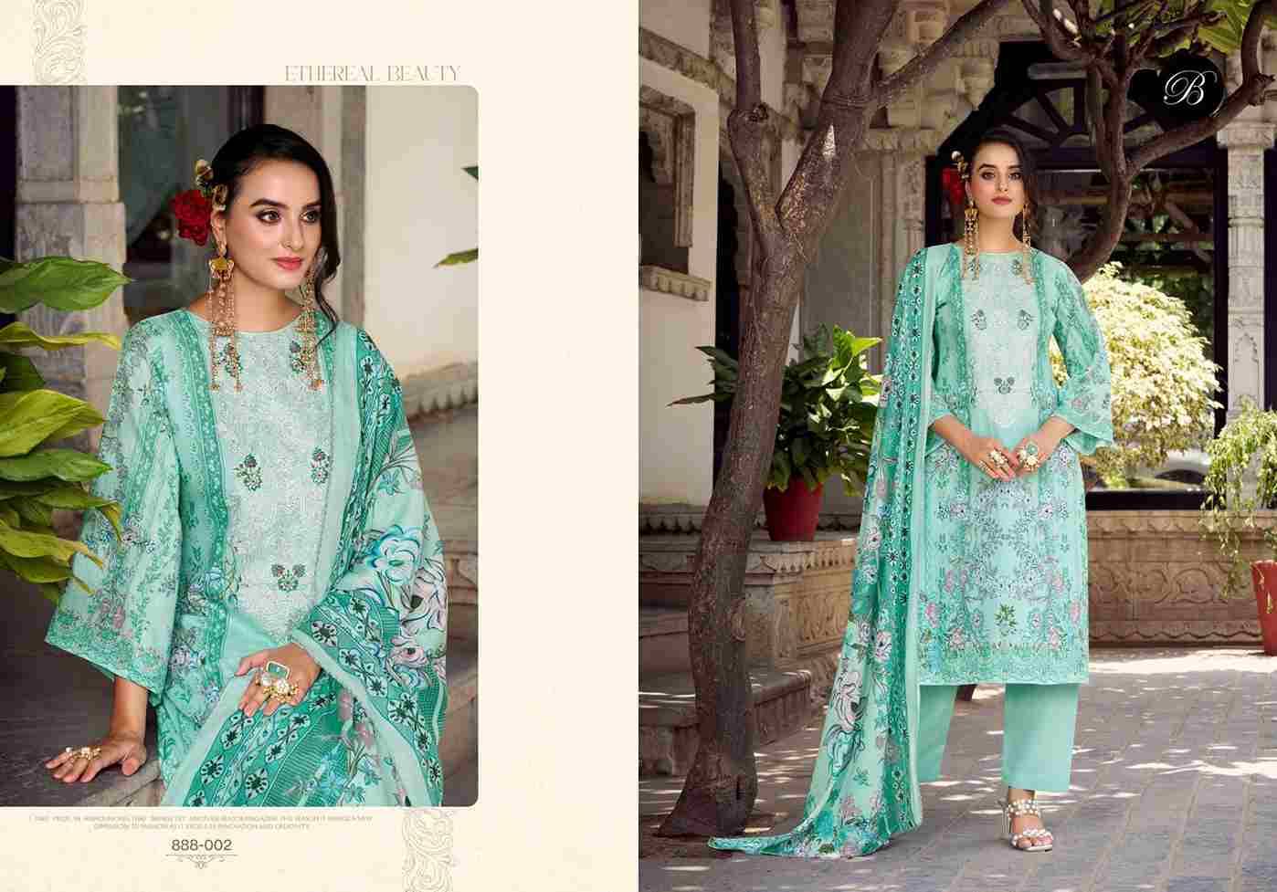 Naira Vol-115 By Belliza 888-001 To 888-008 Series Beautiful Festive Suits Stylish Fancy Colorful Casual Wear & Ethnic Wear Pure Cotton Print Dresses At Wholesale Price