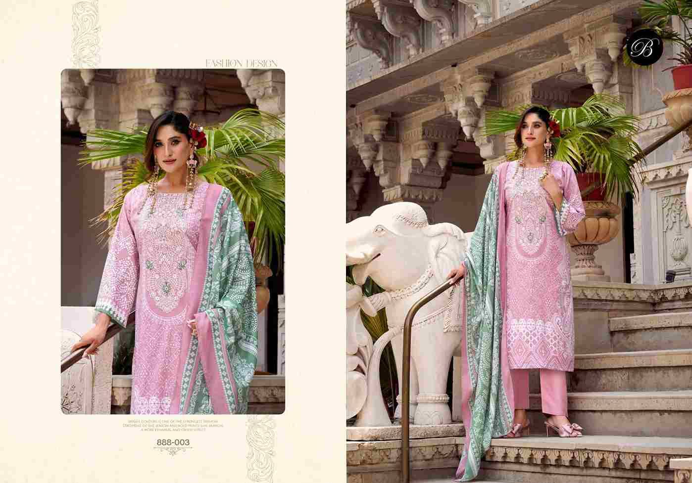 Naira Vol-115 By Belliza 888-001 To 888-008 Series Beautiful Festive Suits Stylish Fancy Colorful Casual Wear & Ethnic Wear Pure Cotton Print Dresses At Wholesale Price