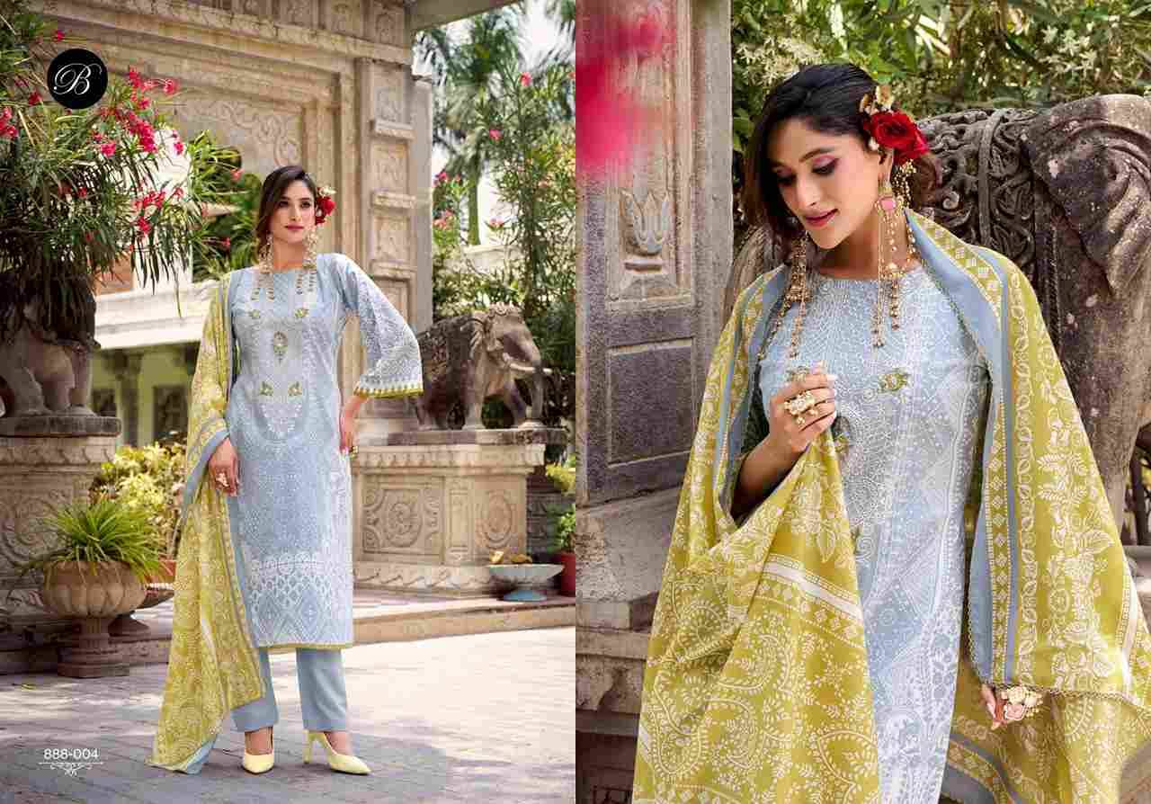 Naira Vol-115 By Belliza 888-001 To 888-008 Series Beautiful Festive Suits Stylish Fancy Colorful Casual Wear & Ethnic Wear Pure Cotton Print Dresses At Wholesale Price