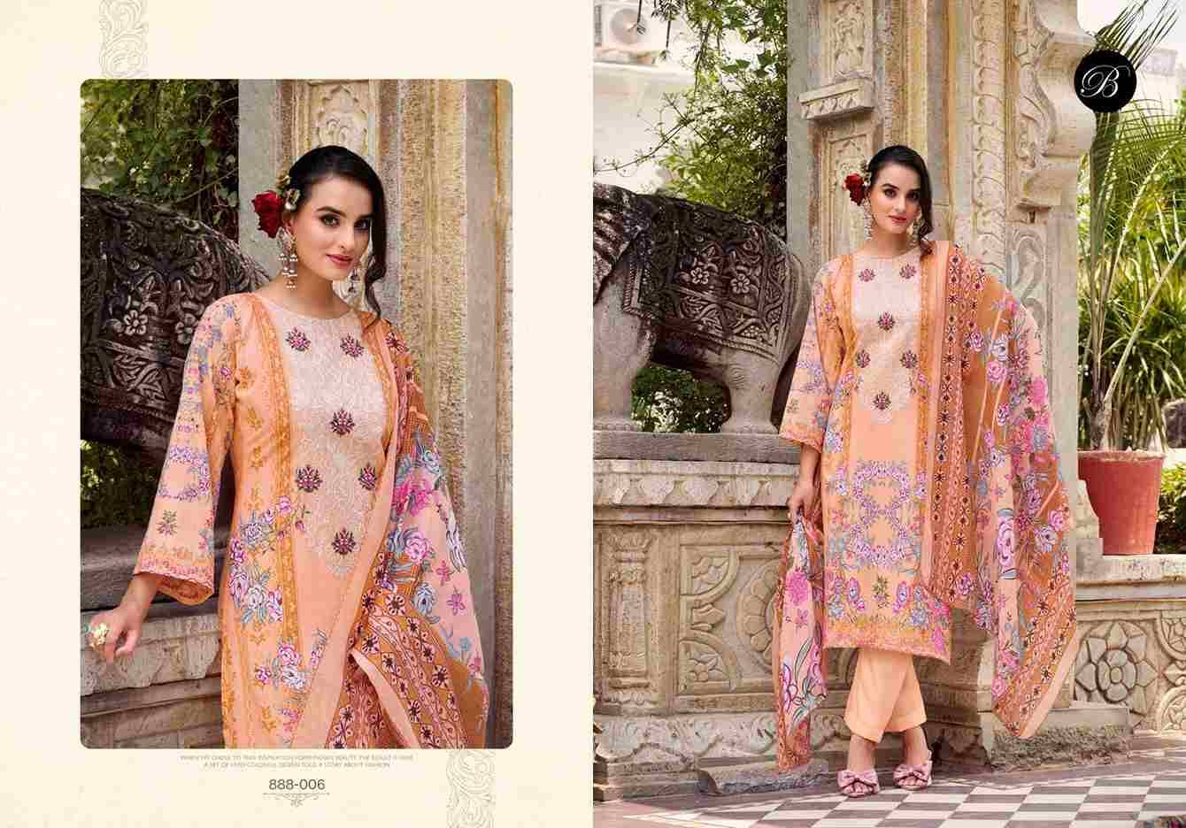 Naira Vol-115 By Belliza 888-001 To 888-008 Series Beautiful Festive Suits Stylish Fancy Colorful Casual Wear & Ethnic Wear Pure Cotton Print Dresses At Wholesale Price