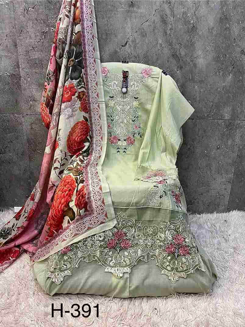 Hoor Tex Hit Design H-391 Colours By Hoor Tex H-391-A To H-391-D Series Designer Festive Pakistani Suits Collection Beautiful Stylish Fancy Colorful Party Wear & Occasional Wear Heavy Cotton With Embroidered Dresses At Wholesale Price
