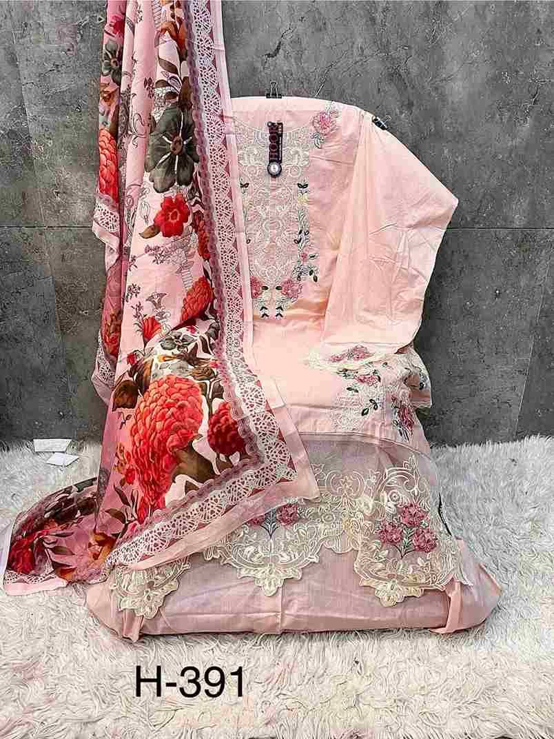 Hoor Tex Hit Design H-391 Colours By Hoor Tex H-391-A To H-391-D Series Designer Festive Pakistani Suits Collection Beautiful Stylish Fancy Colorful Party Wear & Occasional Wear Heavy Cotton With Embroidered Dresses At Wholesale Price