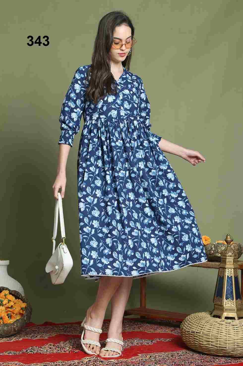 Raj Vol-3 By Kaamiri 343 To 350 Series Designer Festive Suits Collection Beautiful Stylish Fancy Colorful Party Wear & Occasional Wear Pure Cotton Kurtis At Wholesale Price