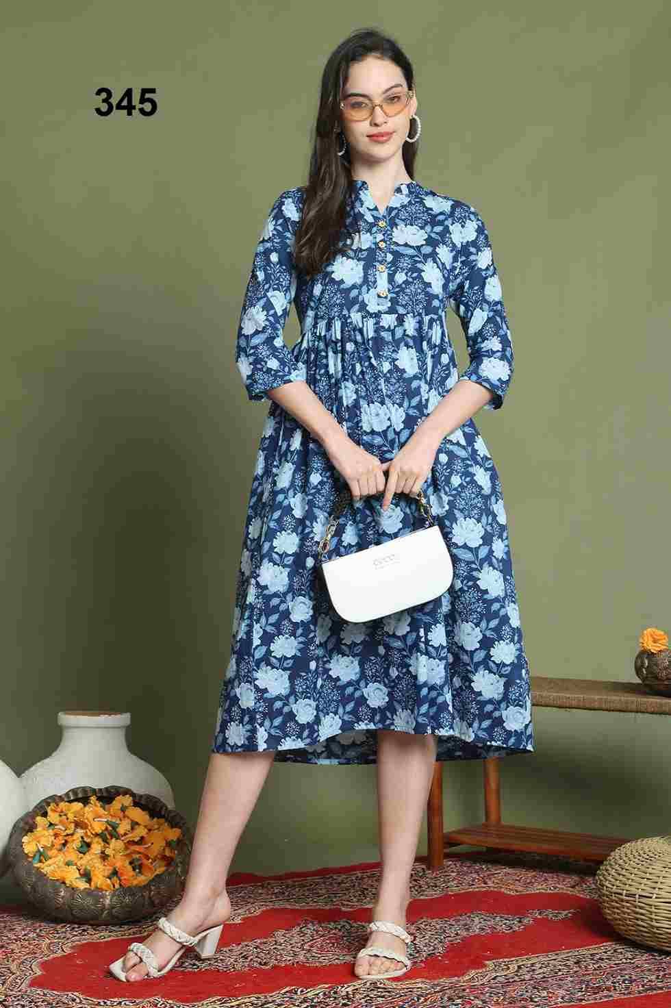 Raj Vol-3 By Kaamiri 343 To 350 Series Designer Festive Suits Collection Beautiful Stylish Fancy Colorful Party Wear & Occasional Wear Pure Cotton Kurtis At Wholesale Price
