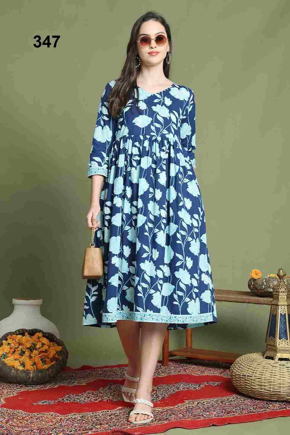 Raj Vol-3 By Kaamiri 343 To 350 Series Designer Festive Suits Collection Beautiful Stylish Fancy Colorful Party Wear & Occasional Wear Pure Cotton Kurtis At Wholesale Price