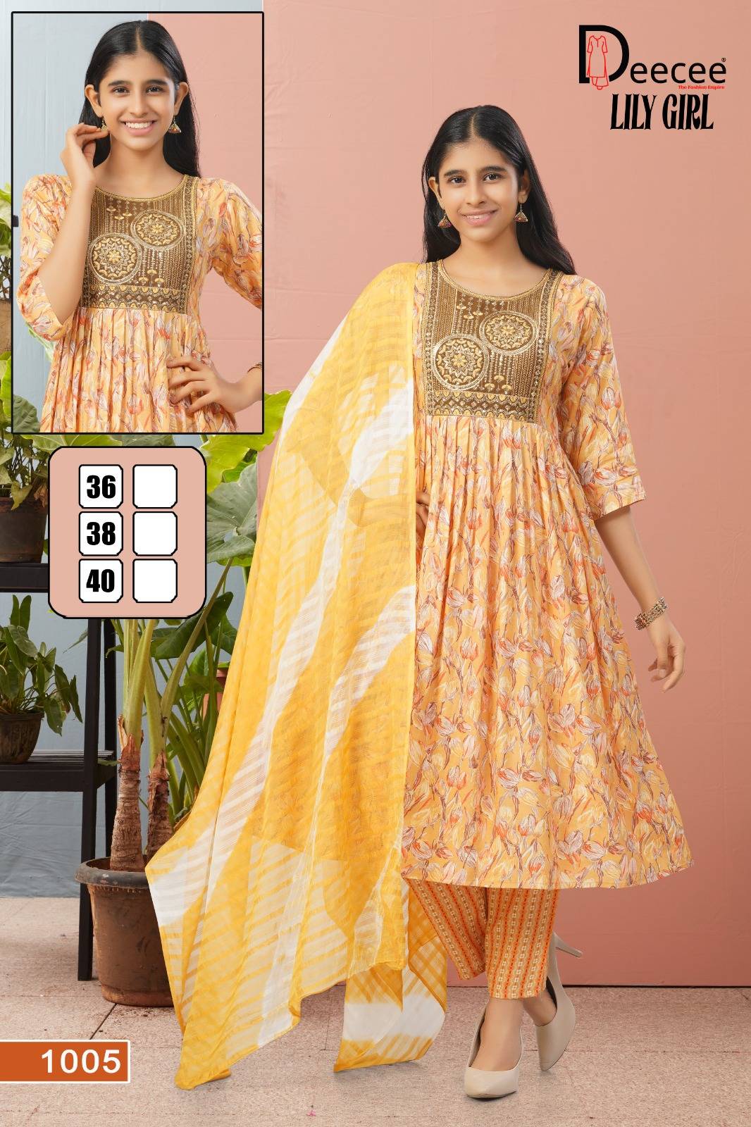 Lily Girl By Dee Cee 1001 To 1006 Series Designer Stylish Fancy Colorful Beautiful Party Wear & Ethnic Wear Collection Rayon Foil Dresses At Wholesale Price