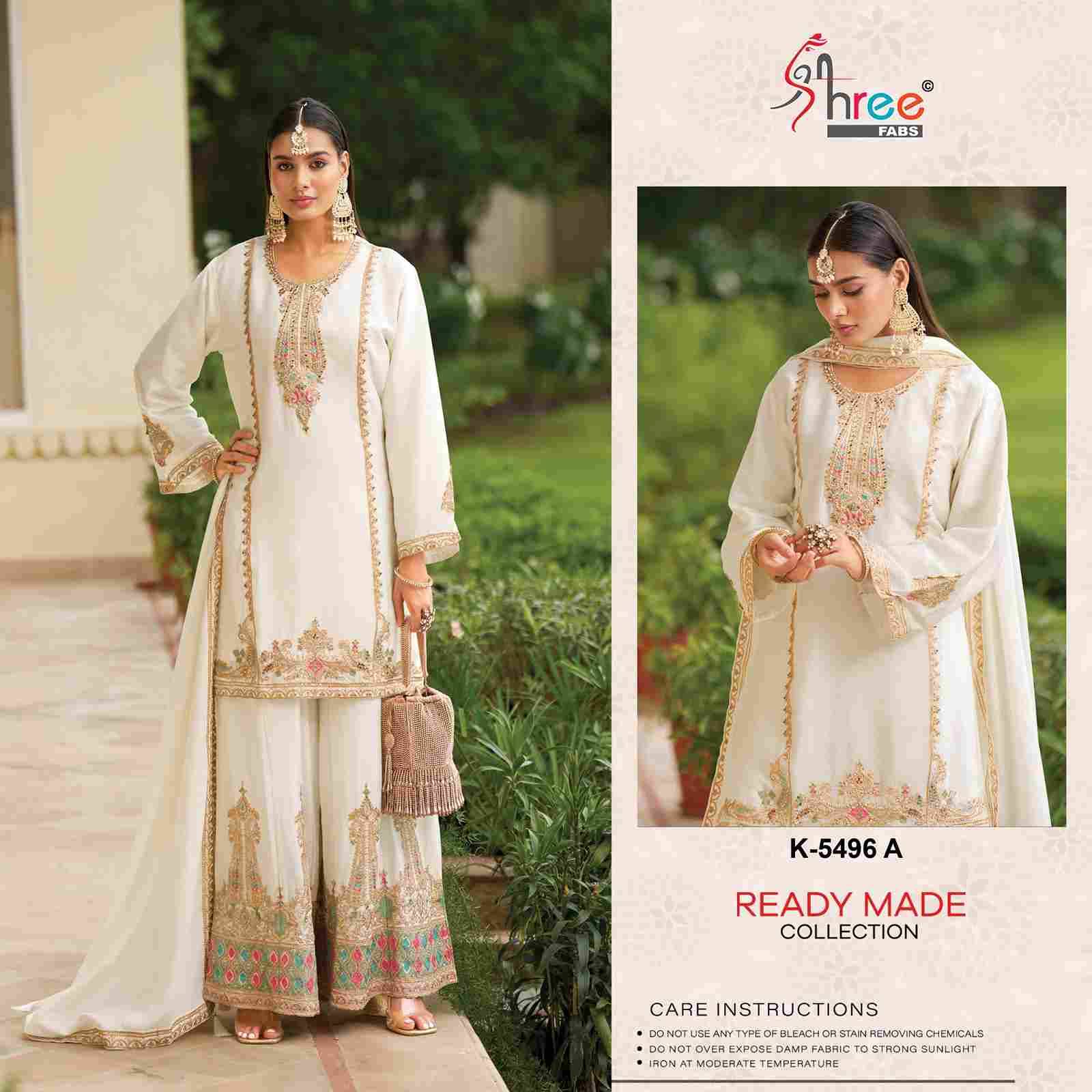 Shree Fabs Hit Design K-5496 Colours By Shree Fabs K-5496-A To K-5496-D Series Designer Pakistani Suits Beautiful Fancy Stylish Colorful Party Wear & Occasional Wear Chinnon Embroidery Dresses At Wholesale Price