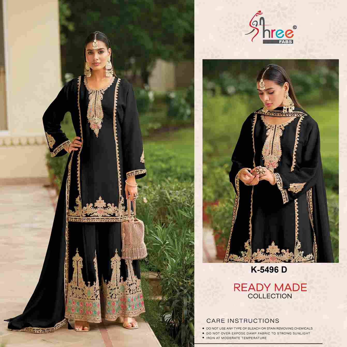 Shree Fabs Hit Design K-5496 Colours By Shree Fabs K-5496-A To K-5496-D Series Designer Pakistani Suits Beautiful Fancy Stylish Colorful Party Wear & Occasional Wear Chinnon Embroidery Dresses At Wholesale Price