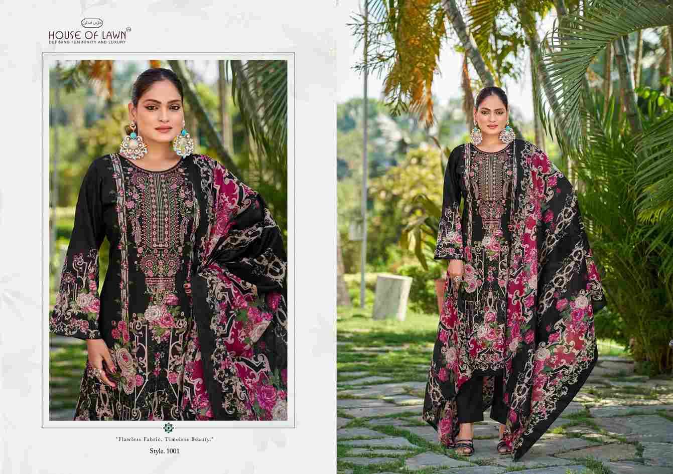 Nayra Vol-2 By House Of Lawn 1001 To 1006 Series Beautiful Festive Suits Stylish Fancy Colorful Casual Wear & Ethnic Wear Pure Lawn Print Dresses At Wholesale Price