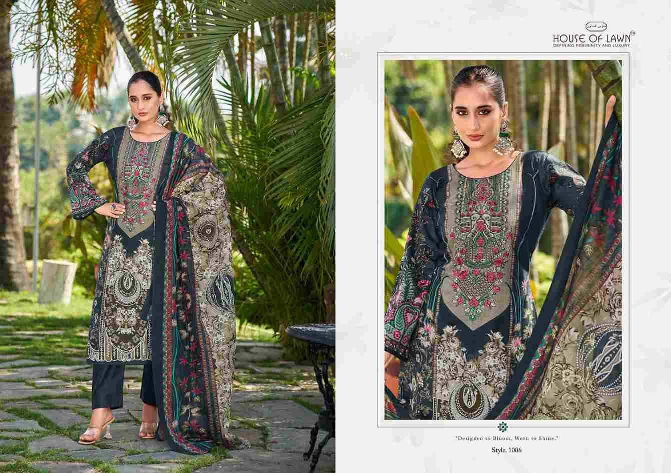 Nayra Vol-2 By House Of Lawn 1001 To 1006 Series Beautiful Festive Suits Stylish Fancy Colorful Casual Wear & Ethnic Wear Pure Lawn Print Dresses At Wholesale Price