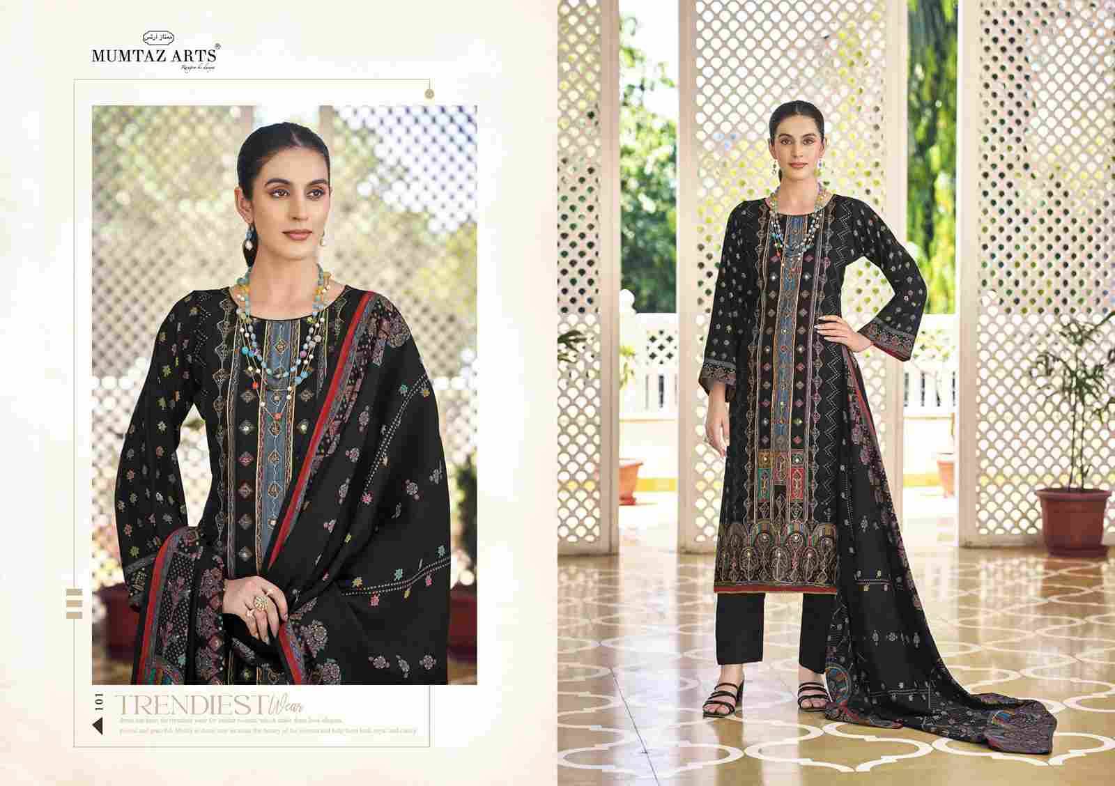 Aisa By Mumtaz Arts 101 To 104 Series Beautiful Festive Suits Colorful Stylish Fancy Casual Wear & Ethnic Wear Pure Viscose Muslin Print Dresses At Wholesale Price