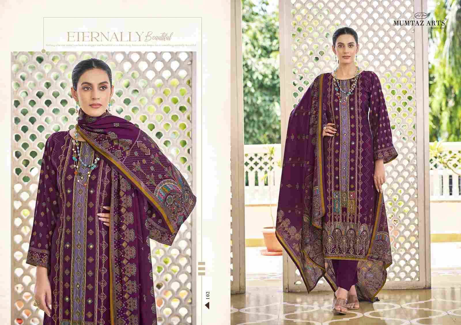 Aisa By Mumtaz Arts 101 To 104 Series Beautiful Festive Suits Colorful Stylish Fancy Casual Wear & Ethnic Wear Pure Viscose Muslin Print Dresses At Wholesale Price