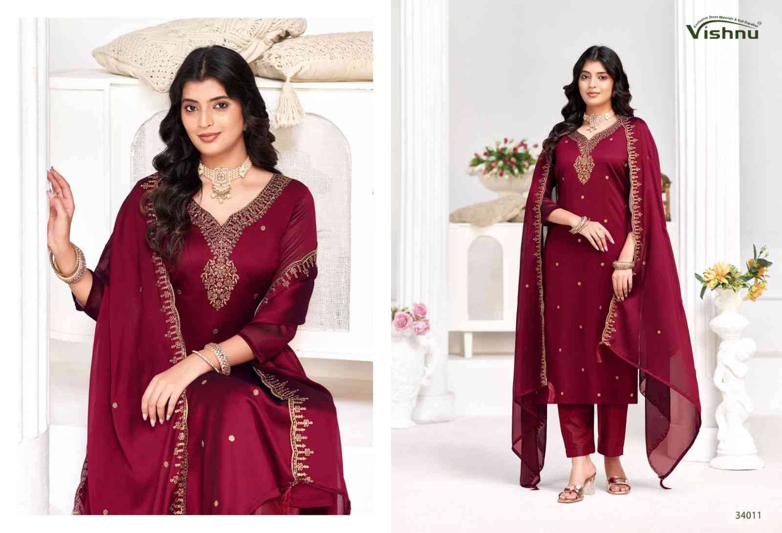 Shaheen Vol-2 By Vishnu 34001 To 34012 Series Beautiful Stylish Festive Suits Fancy Colorful Casual Wear & Ethnic Wear & Ready To Wear Rangoli Blooming Dresses At Wholesale Price