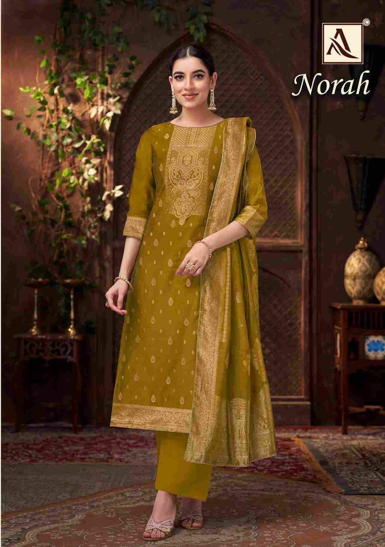 Norah By Alok Suit 1892-001 To 1892-006 Series Beautiful Festive Suits Colorful Stylish Fancy Casual Wear & Ethnic Wear Pure Jacquard Dresses At Wholesale Price