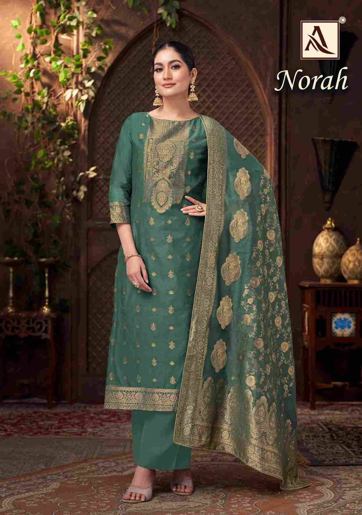 Norah By Alok Suit 1892-001 To 1892-006 Series Beautiful Festive Suits Colorful Stylish Fancy Casual Wear & Ethnic Wear Pure Jacquard Dresses At Wholesale Price