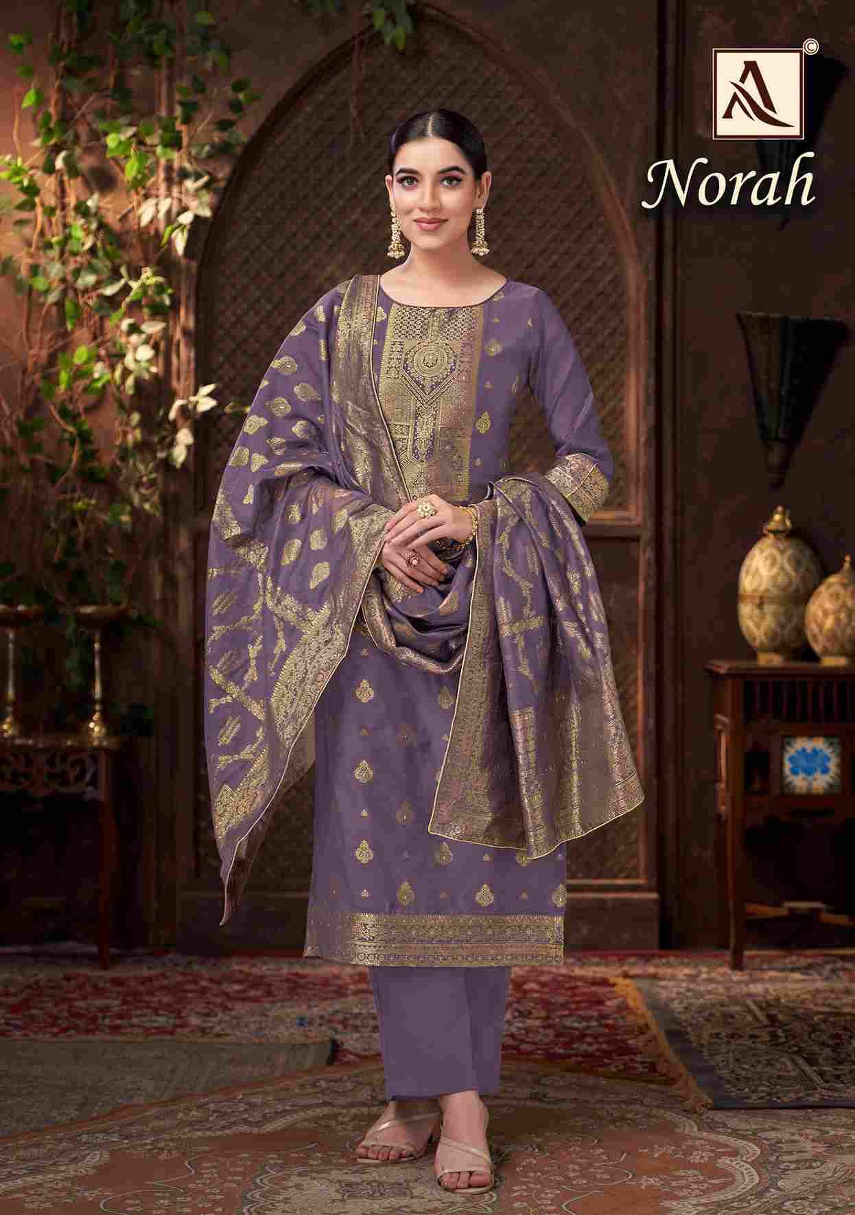 Norah By Alok Suit 1892-001 To 1892-006 Series Beautiful Festive Suits Colorful Stylish Fancy Casual Wear & Ethnic Wear Pure Jacquard Dresses At Wholesale Price