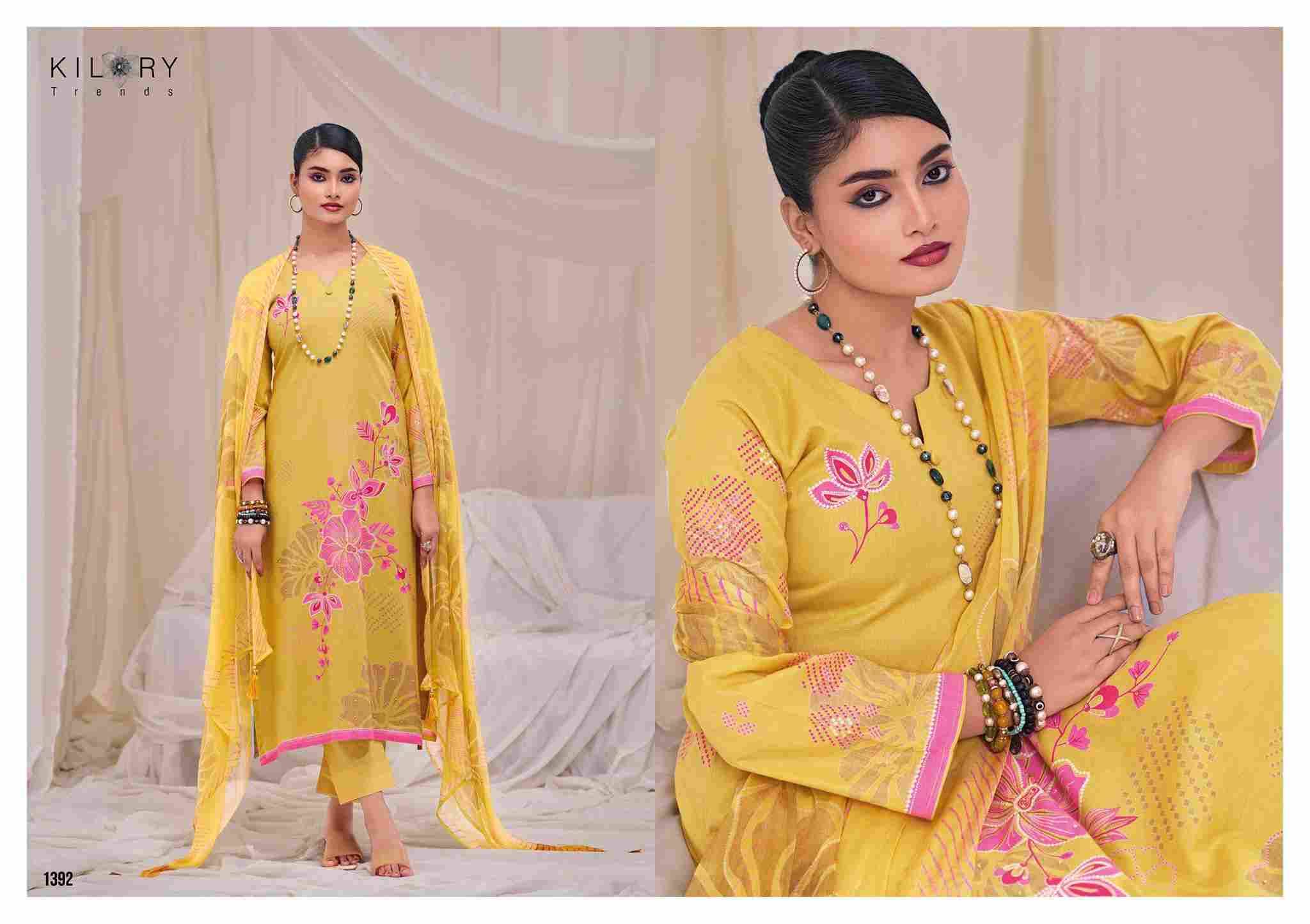 Qirat By Kilory 1391 To 1394 Series Designer Festive Suits Beautiful Fancy Colorful Stylish Party Wear & Occasional Wear Pure Lawn Cotton Dresses At Wholesale Price