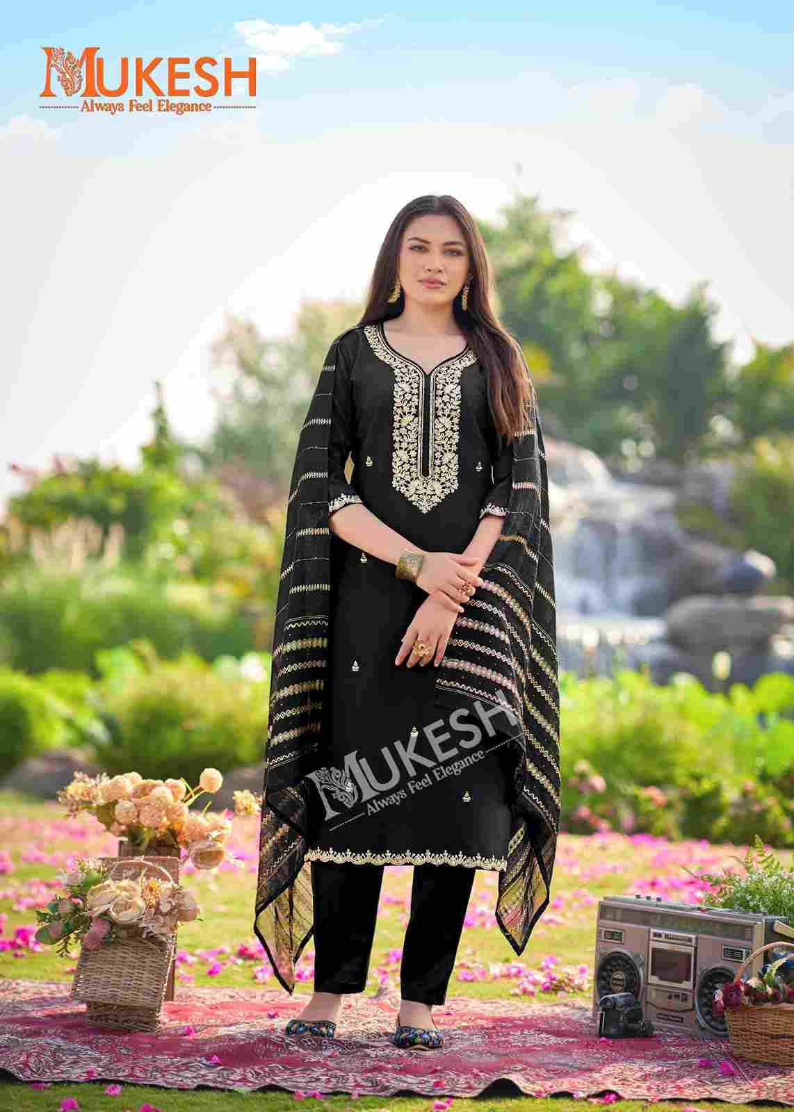 Dilbara By Mukesh 1001 To 1008 Series Designer Festive Suits Beautiful Fancy Stylish Colorful Party Wear & Occasional Wear Roman Dresses At Wholesale Price