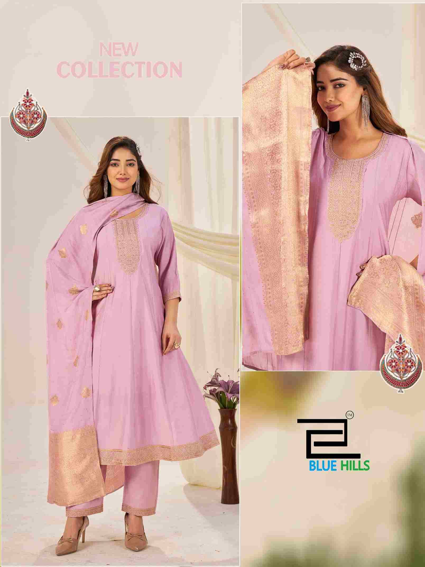 Taj Mahal Vol-10 By Blue Hills 10101 To 10106 Series Beautiful Stylish Festive Suits Fancy Colorful Casual Wear & Ethnic Wear & Ready To Wear Roman Silk Dresses At Wholesale Price
