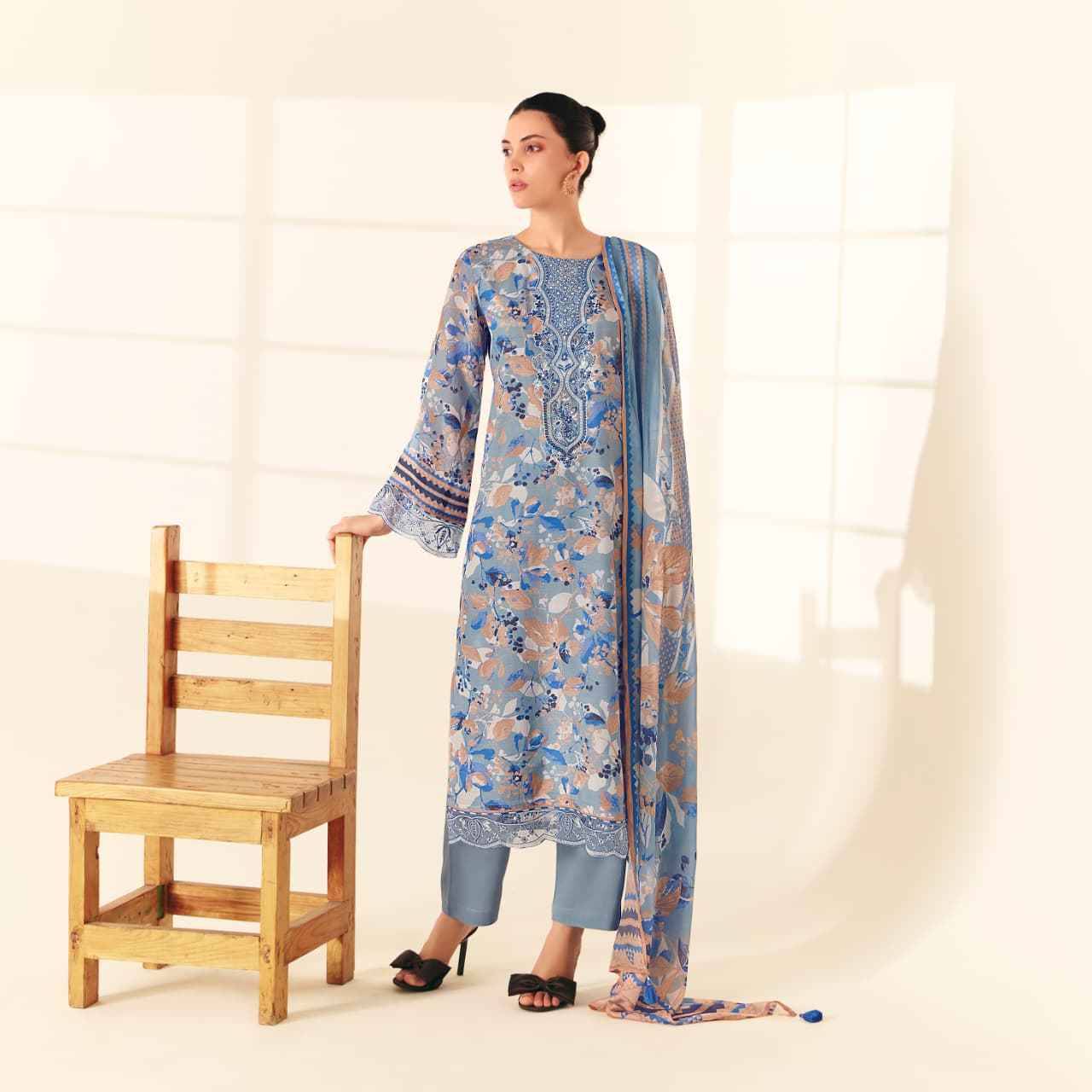 Juliet By Sohni 431 To 434 Series Beautiful Suits Colorful Stylish Fancy Casual Wear & Ethnic Wear Pure Muslin Dresses At Wholesale Price