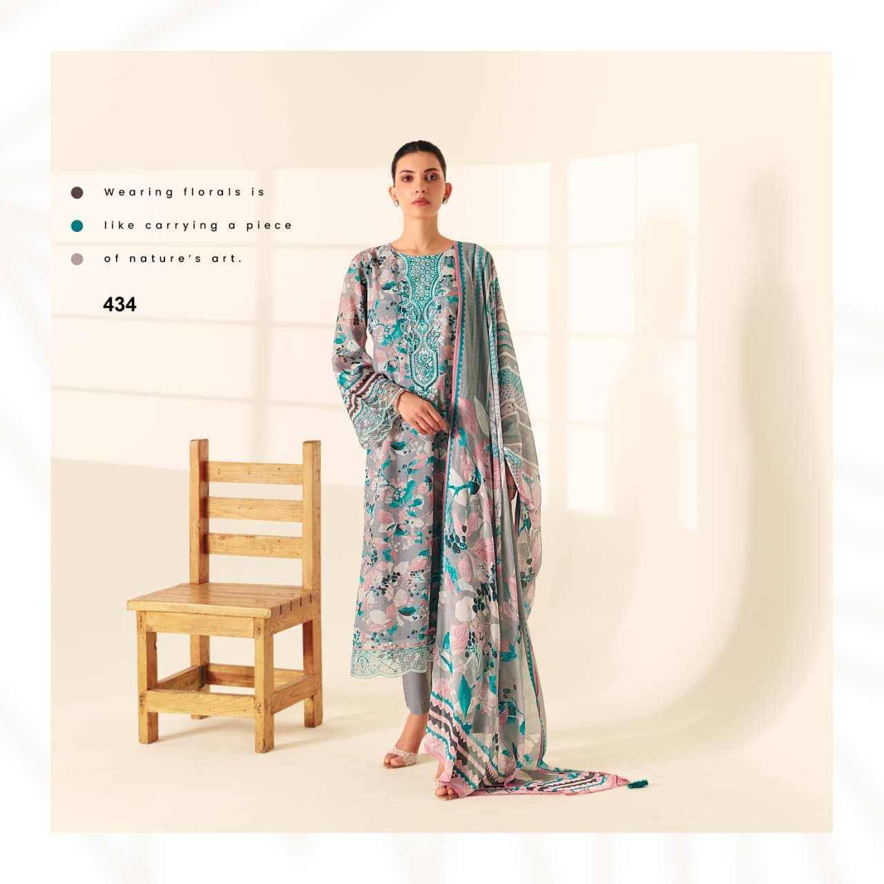 Juliet By Sohni 431 To 434 Series Beautiful Suits Colorful Stylish Fancy Casual Wear & Ethnic Wear Pure Muslin Dresses At Wholesale Price