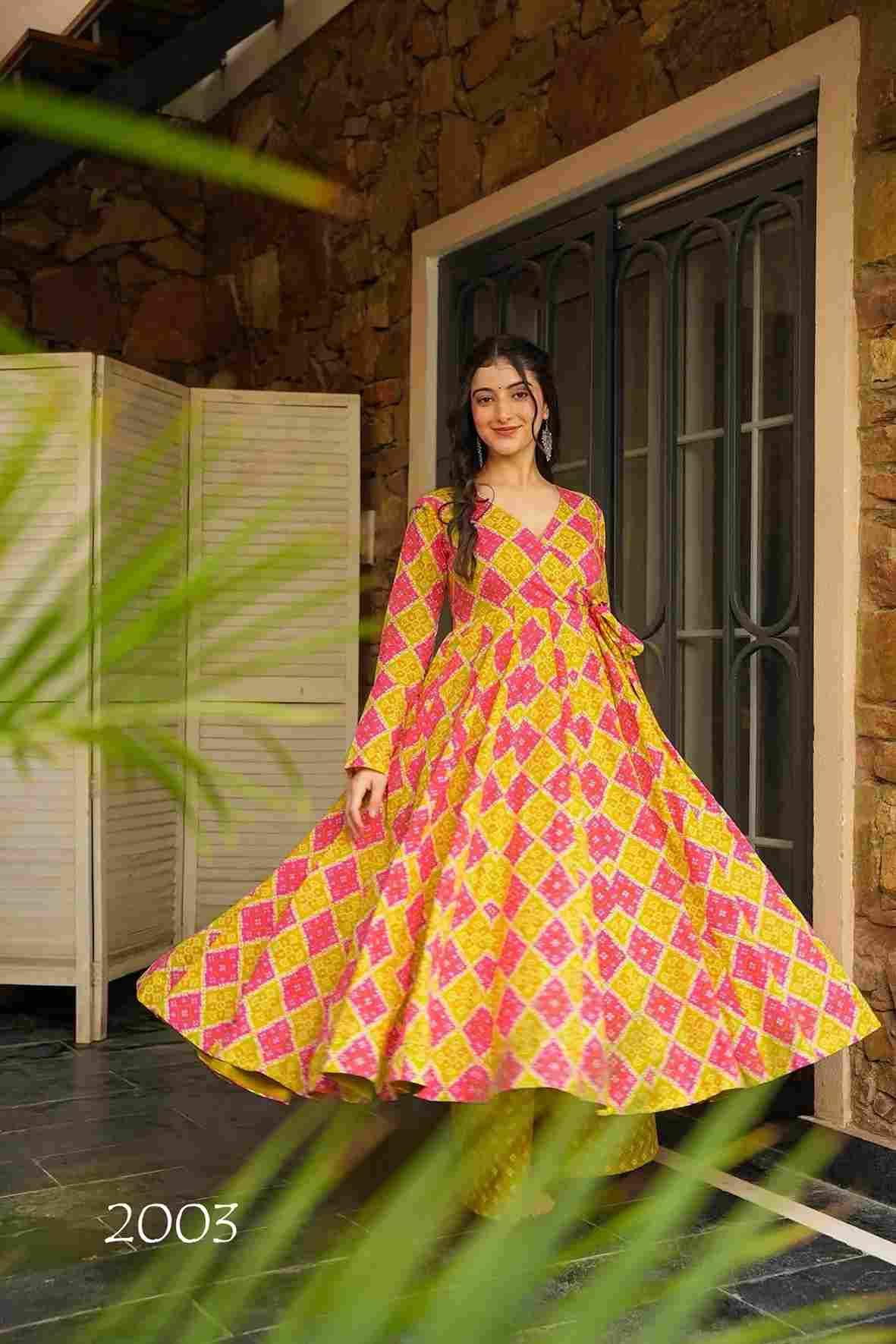 Vyoma Vol-2 By Kaamiri 2001 To 2004 Series Designer Stylish Fancy Colorful Beautiful Party Wear & Ethnic Wear Collection Rayon Print Kurtis With Bottom At Wholesale Price