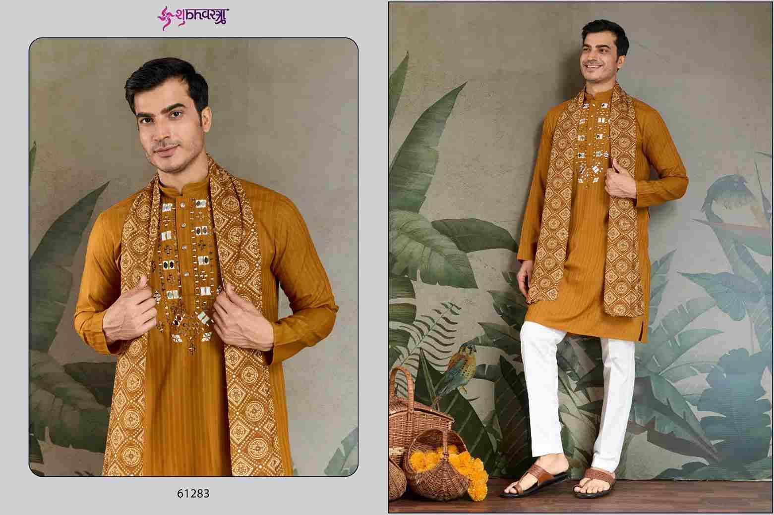 The Heritage Hues By Shubhvastra 61281 To 61284 Series Beautiful Colorful Stylish Fancy Casual Wear & Ethnic Wear & Ready To Wear Pure Viscose Kurtas At Wholesale Price