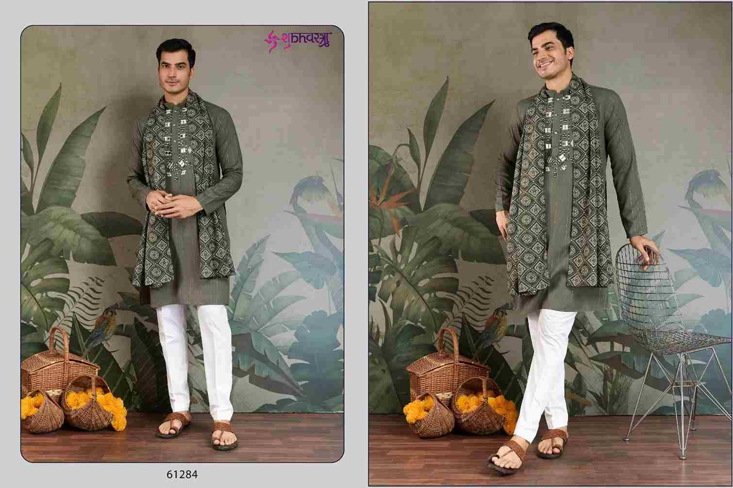 The Heritage Hues By Shubhvastra 61281 To 61284 Series Beautiful Colorful Stylish Fancy Casual Wear & Ethnic Wear & Ready To Wear Pure Viscose Kurtas At Wholesale Price