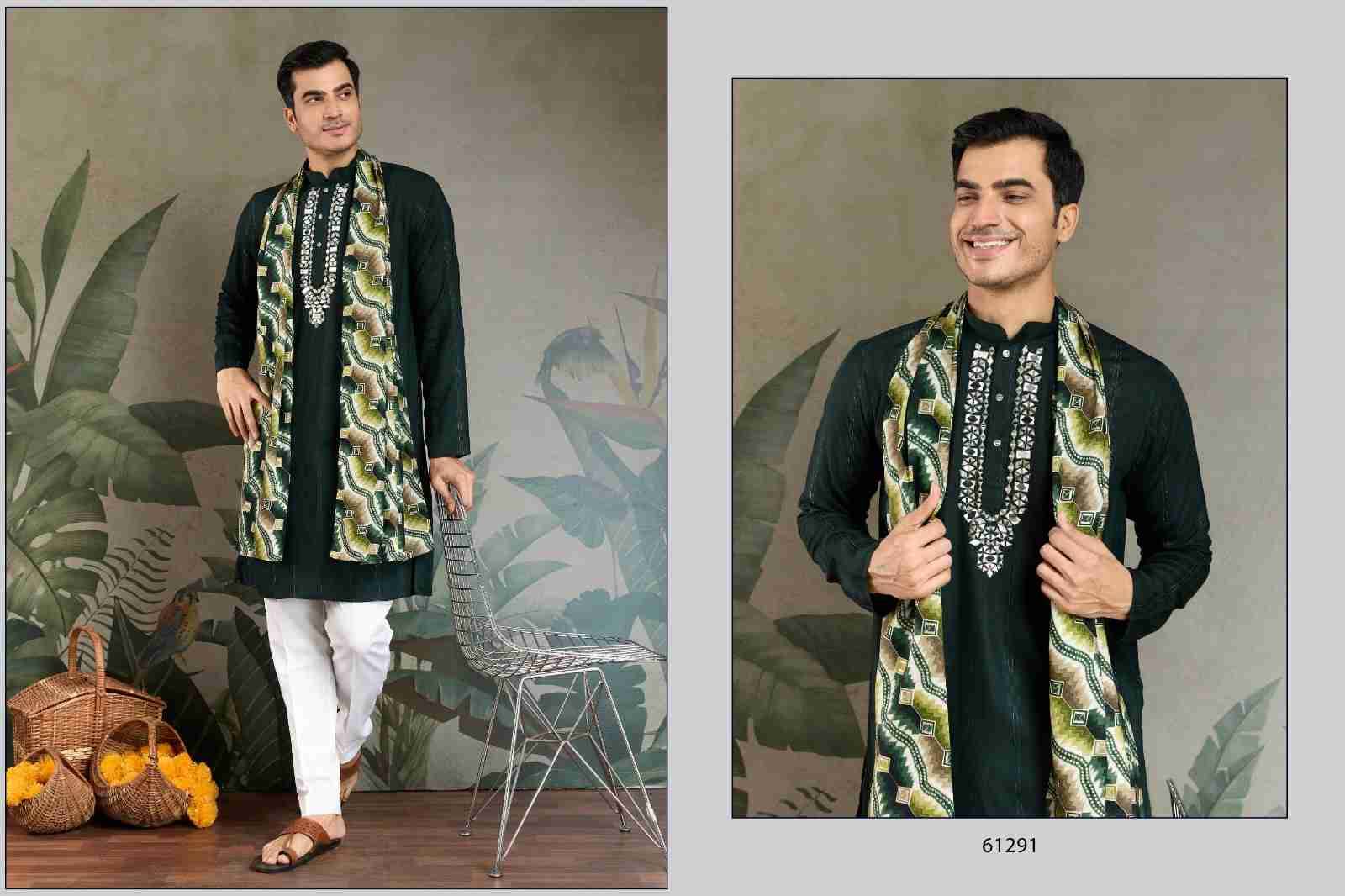 Ethnic Elevated By Shubhvastra 61291 To 61294 Series Beautiful Colorful Stylish Fancy Casual Wear & Ethnic Wear & Ready To Wear Pure Viscose Kurtas With Dupatta At Wholesale Price