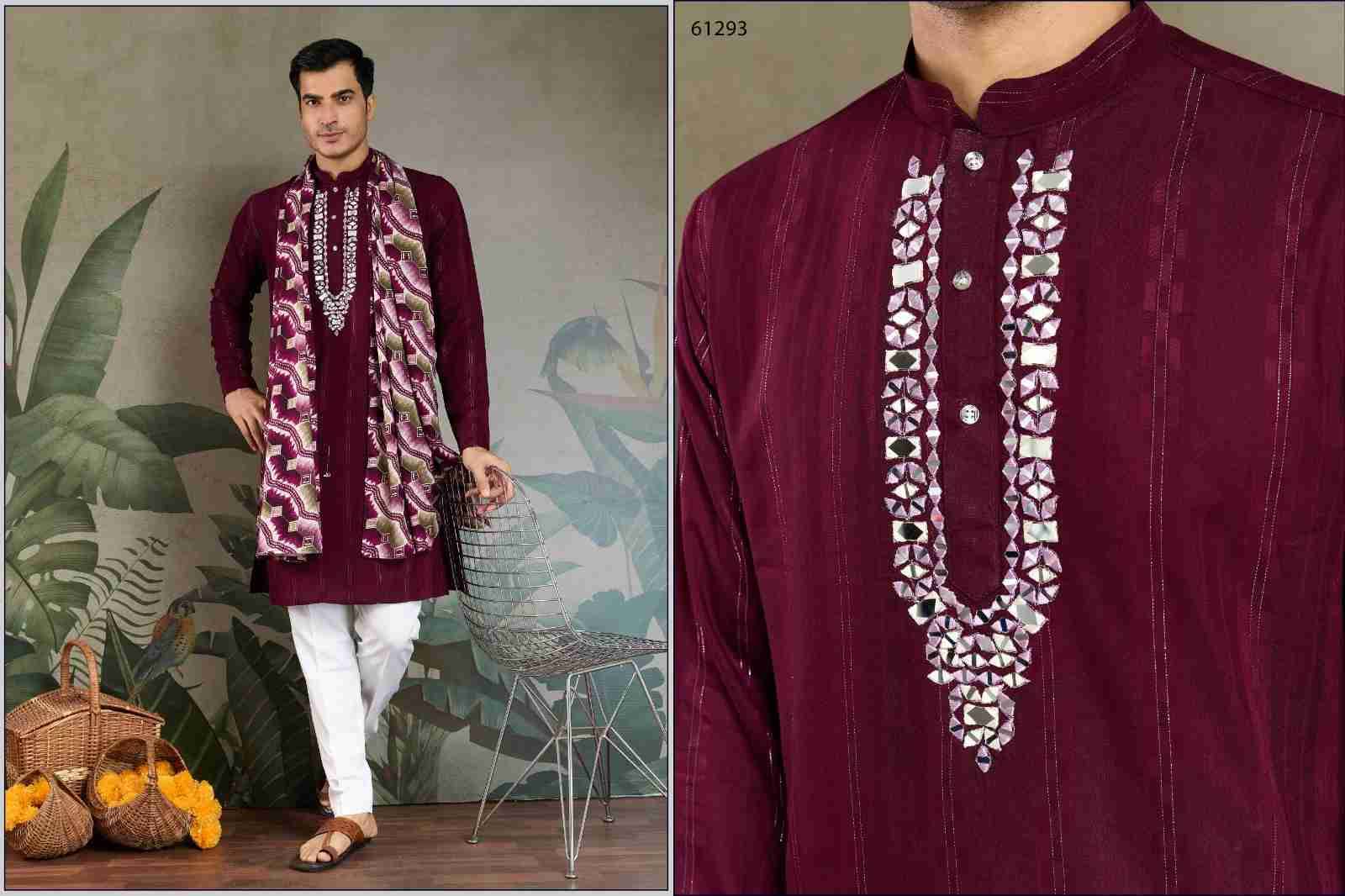 Ethnic Elevated By Shubhvastra 61291 To 61294 Series Beautiful Colorful Stylish Fancy Casual Wear & Ethnic Wear & Ready To Wear Pure Viscose Kurtas With Dupatta At Wholesale Price