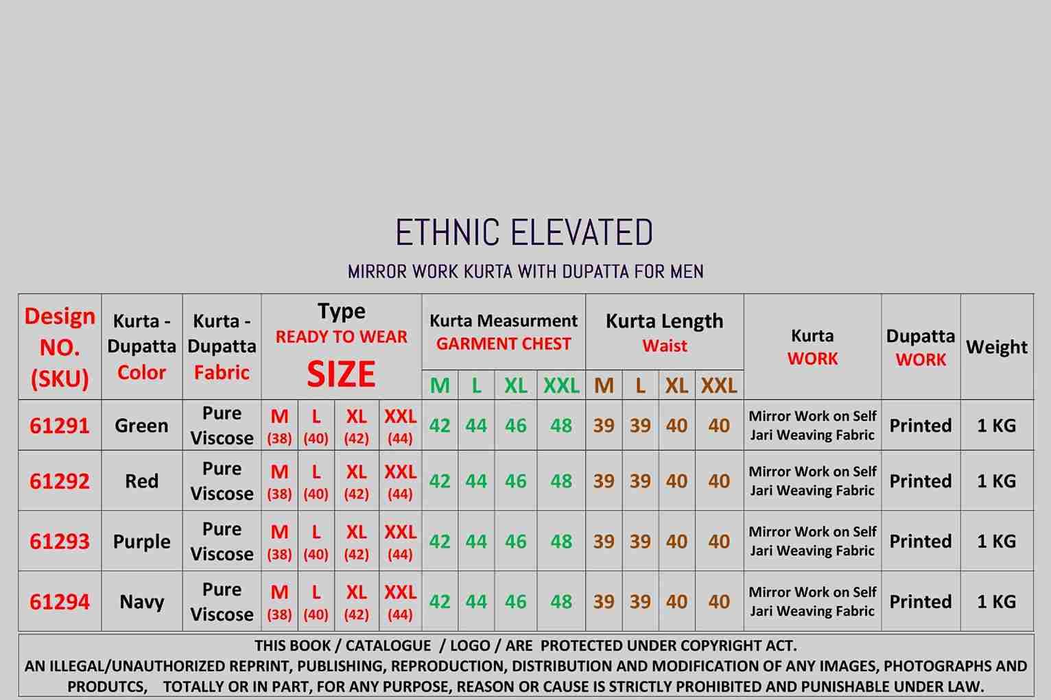 Ethnic Elevated By Shubhvastra 61291 To 61294 Series Beautiful Colorful Stylish Fancy Casual Wear & Ethnic Wear & Ready To Wear Pure Viscose Kurtas With Dupatta At Wholesale Price