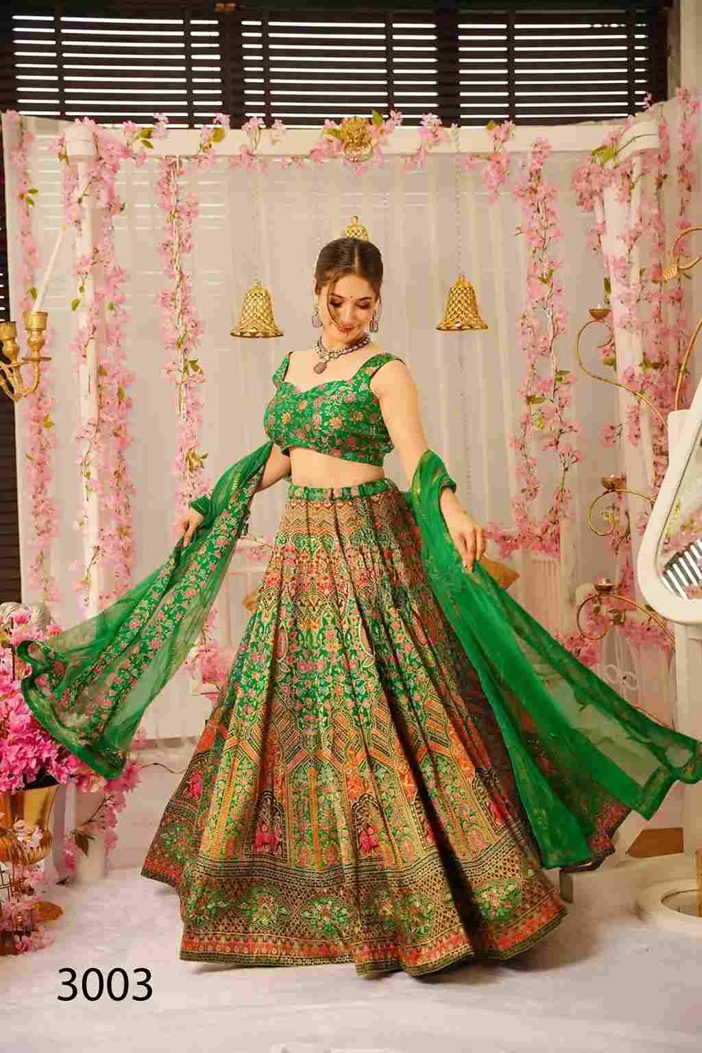Vallari Vol-3 By Fashid Wholesale 3001 To 3005 Series Designer Beautiful Collection Occasional Wear & Party Wear Silk Lehengas At Wholesale Price