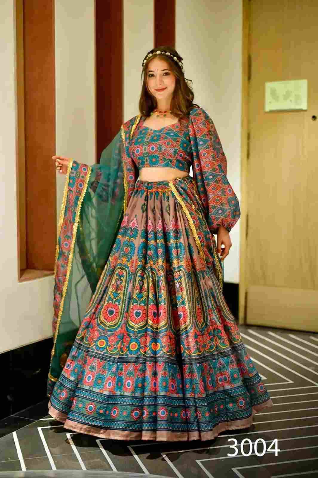 Vallari Vol-3 By Fashid Wholesale 3001 To 3005 Series Designer Beautiful Collection Occasional Wear & Party Wear Silk Lehengas At Wholesale Price
