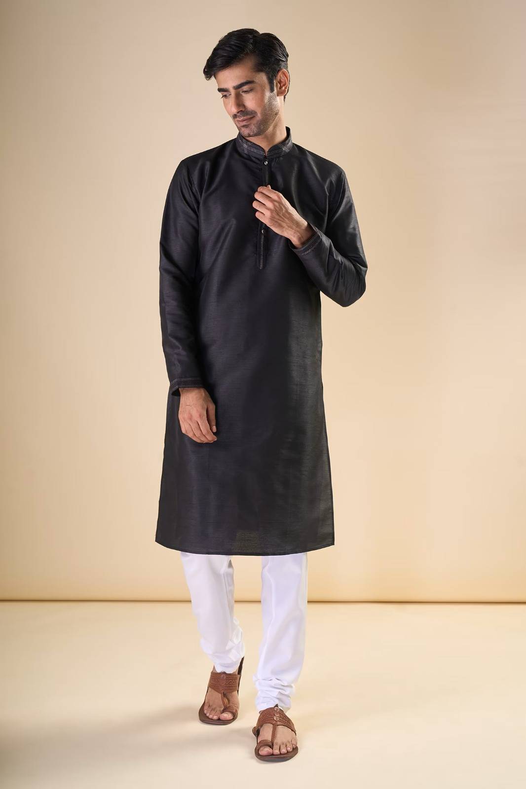 Wedding Collection Vol-21 By Outluk 21001 To 21011 Series Beautiful Colorful Stylish Fancy Casual Wear & Ethnic Wear & Ready To Wear Pure Silk Kurtas With Pajamas At Wholesale Price