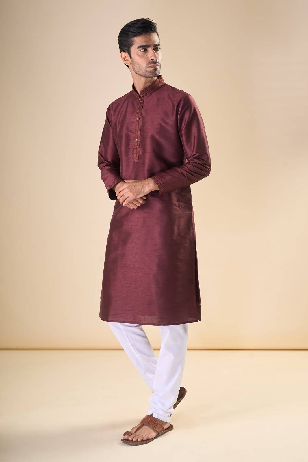 Wedding Collection Vol-21 By Outluk 21001 To 21011 Series Beautiful Colorful Stylish Fancy Casual Wear & Ethnic Wear & Ready To Wear Pure Silk Kurtas With Pajamas At Wholesale Price