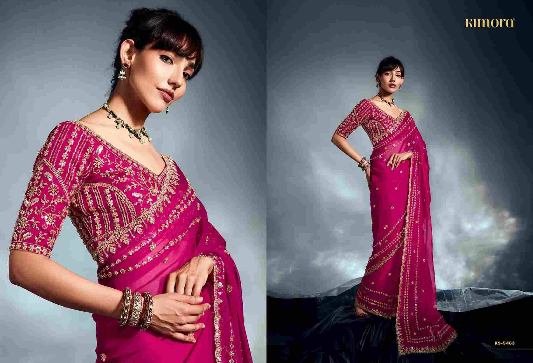 Iconic Vol-2 By Kimora Fashion 5461 To 5471 Series Indian Traditional Wear Collection Beautiful Stylish Fancy Colorful Party Wear & Occasional Wear Fancy Sarees At Wholesale Price