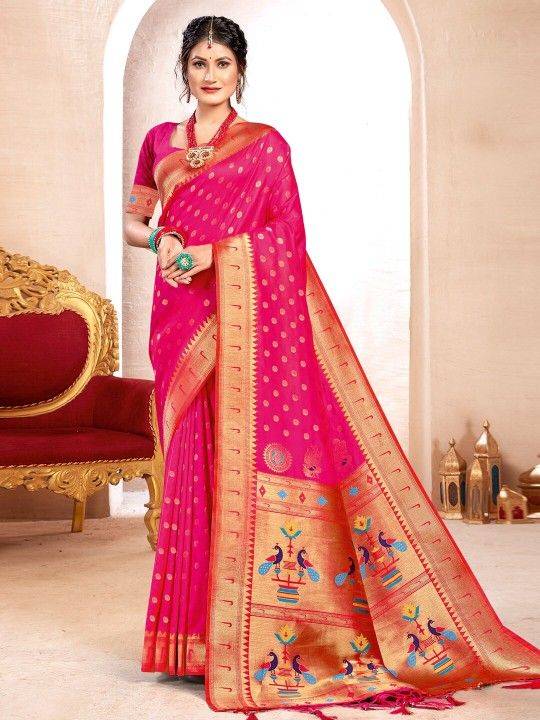 Kavita By Fashid Wholesale 1001 To 1006 Series Indian Traditional Wear Collection Beautiful Stylish Fancy Colorful Party Wear & Occasional Wear Paithani Silk Sarees At Wholesale Price