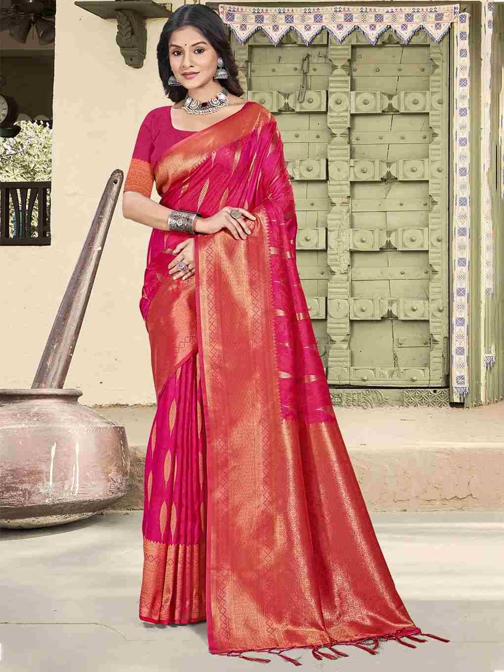 Pinkvilla By Fashid Wholesale 1001 To 1004 Series Indian Traditional Wear Collection Beautiful Stylish Fancy Colorful Party Wear & Occasional Wear Silk Sarees At Wholesale Price