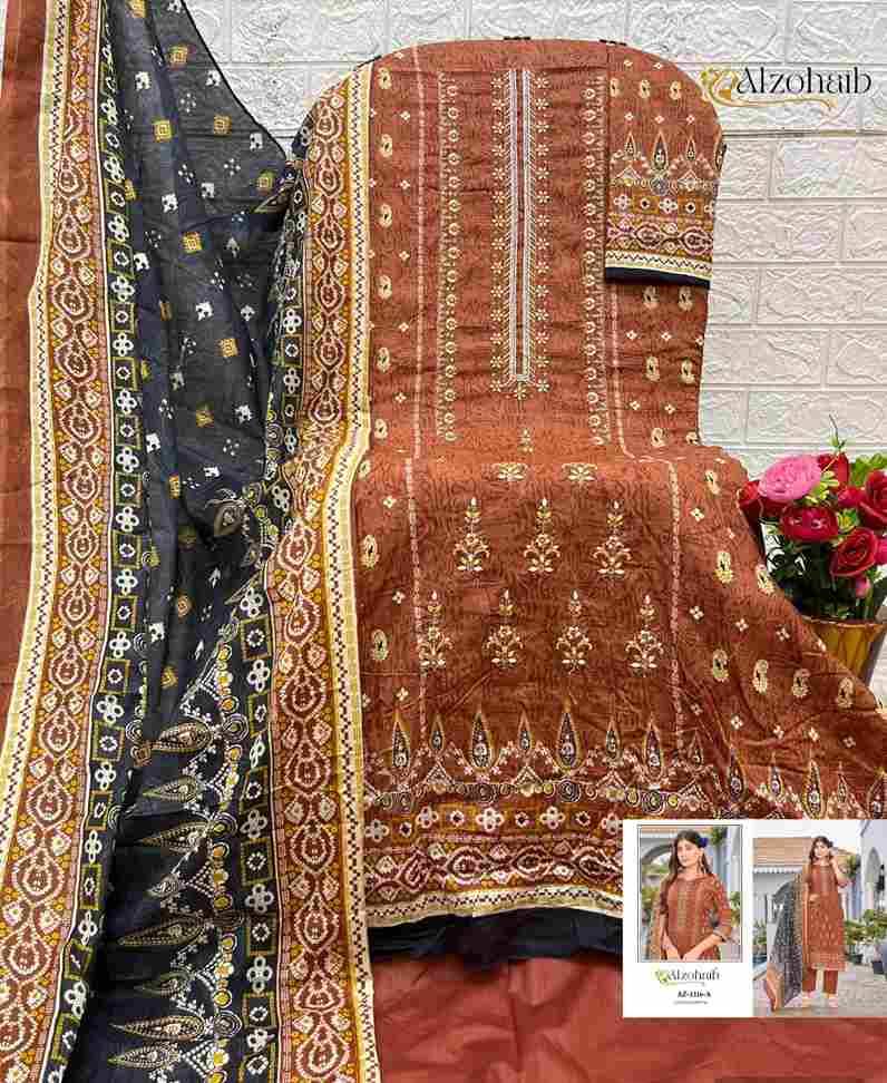 Lamhay Vol-1 By Alzohaib 1316-A To 1317-B Series Beautiful Pakistani Suits Stylish Fancy Colorful Party Wear & Occasional Wear Pure Cotton Print Dresses At Wholesale Price