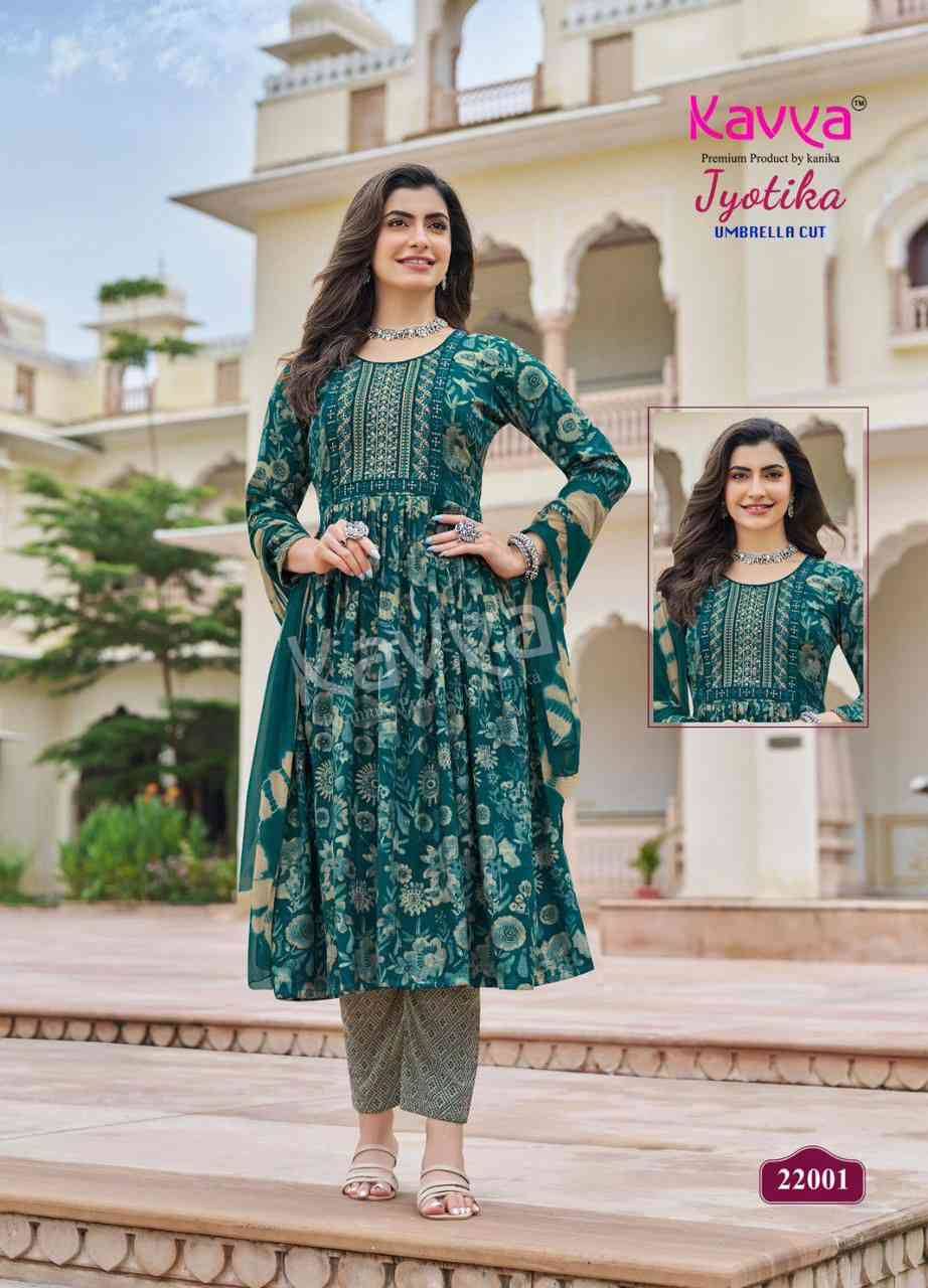 Jyotika Vol-22 By Kavya 22001 To 22010 Series Beautiful Festive Suits Colorful Stylish Fancy Casual Wear & Ethnic Wear Capsule Print Dresses At Wholesale Price