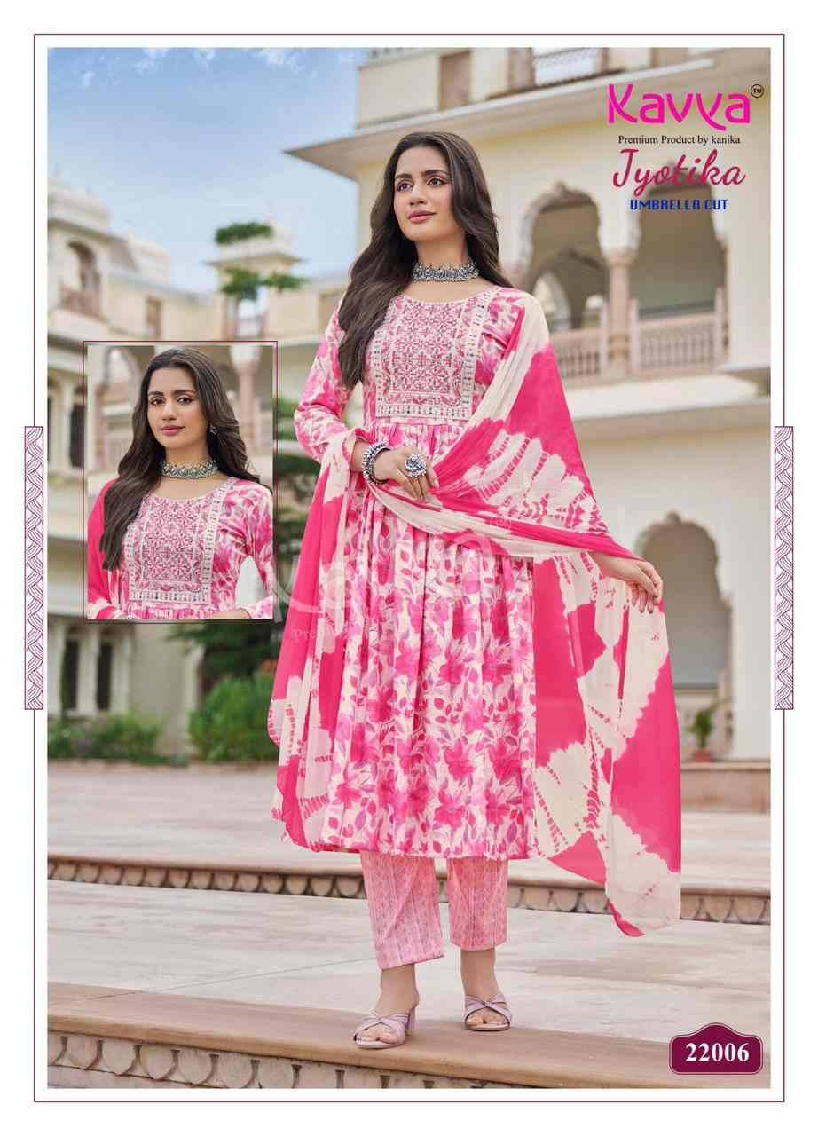 Jyotika Vol-22 By Kavya 22001 To 22010 Series Beautiful Festive Suits Colorful Stylish Fancy Casual Wear & Ethnic Wear Capsule Print Dresses At Wholesale Price