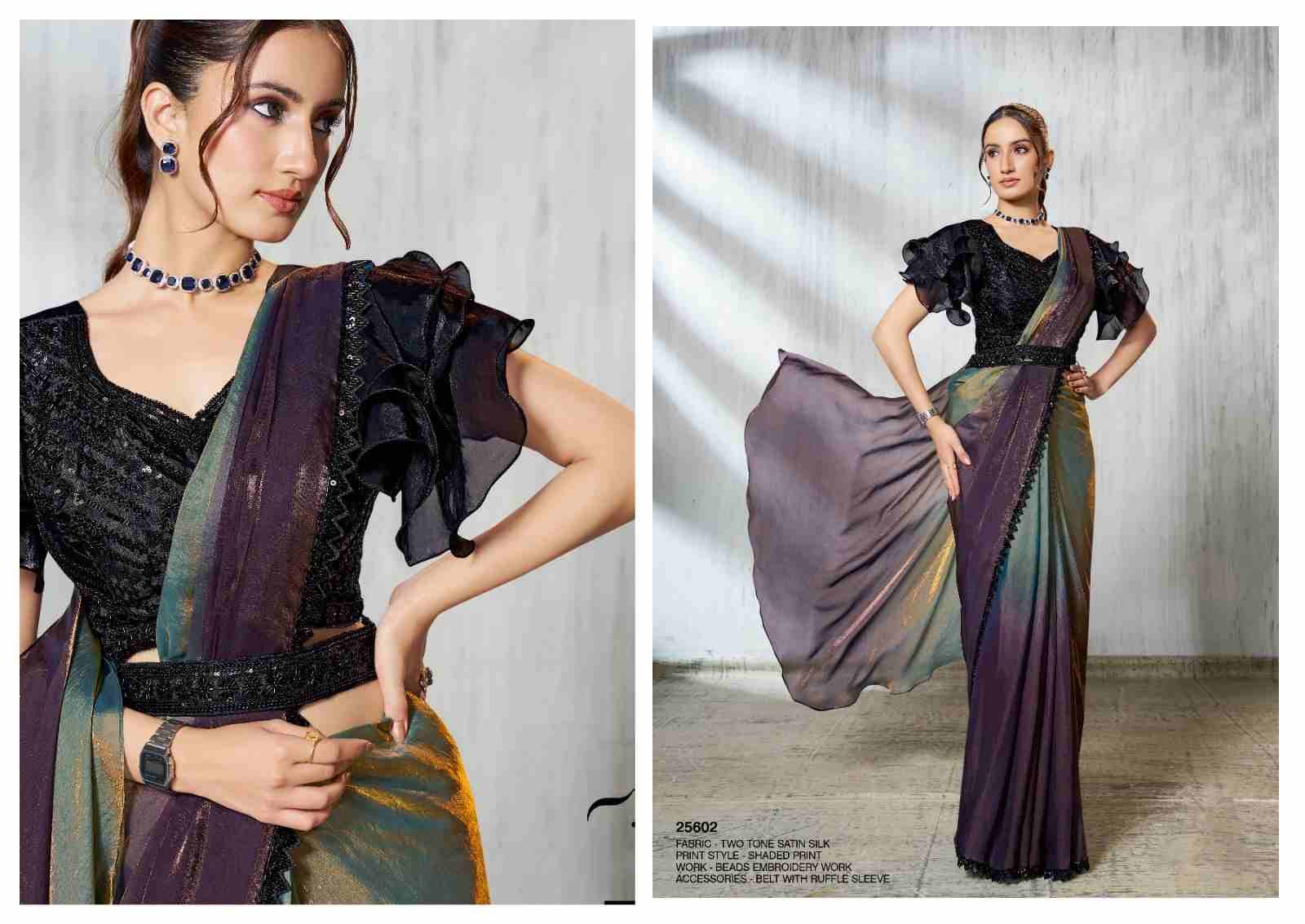 Soiree By Mahotsav 25601 TO 25609 Series Indian Traditional Wear Collection Beautiful Stylish Fancy Colorful Party Wear & Occasional Wear Satin Silk Sarees At Wholesale Price