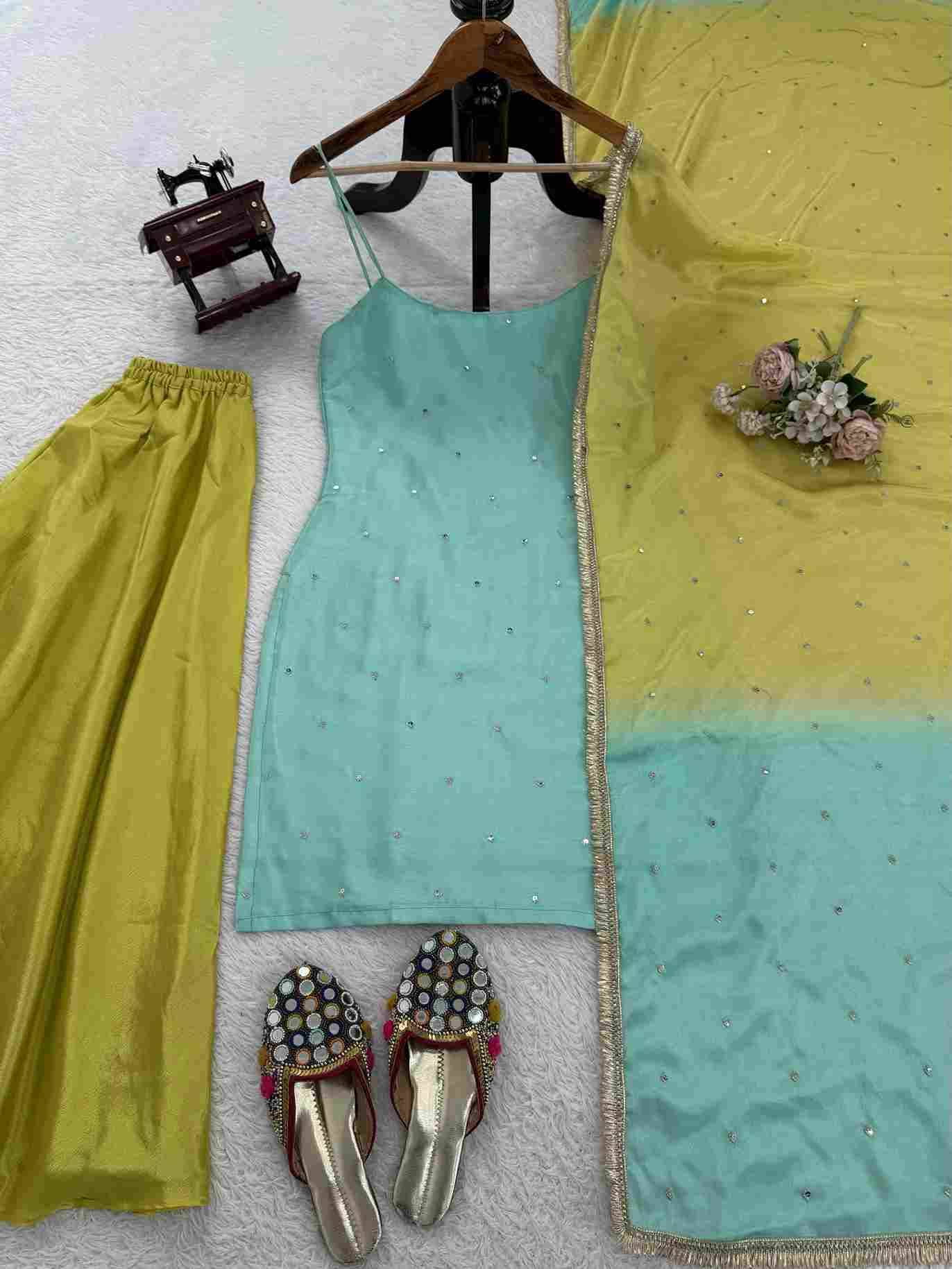 R-5914 By Fashid Wholesale Beautiful Suits Colorful Stylish Fancy Casual Wear & Ethnic Wear Chinnon Silk Dresses At Wholesale Price