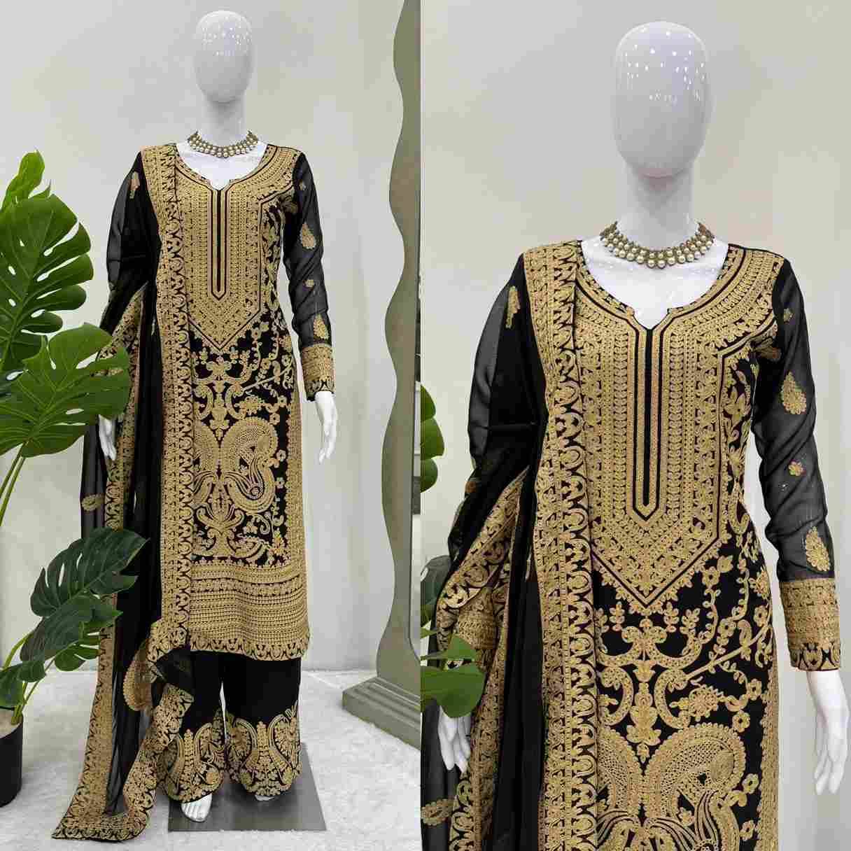 R-5911 By Fashid Wholesale Beautiful Suits Colorful Stylish Fancy Casual Wear & Ethnic Wear Faux Georgette Dresses At Wholesale Price