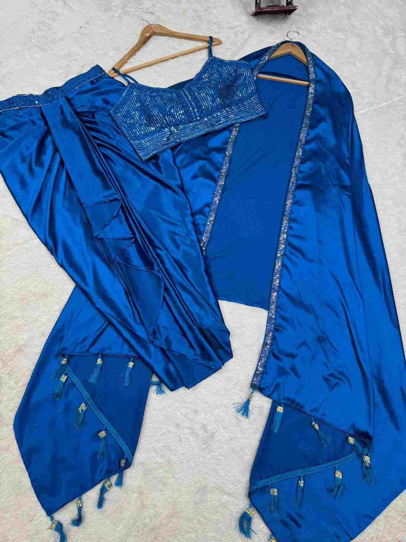 R-5842 By Fashid Wholesale 01 To 03 Series Beautiful Suits Stylish Fancy Colorful Party Wear & Occasional Wear Satin Silk Dresses At Wholesale Price
