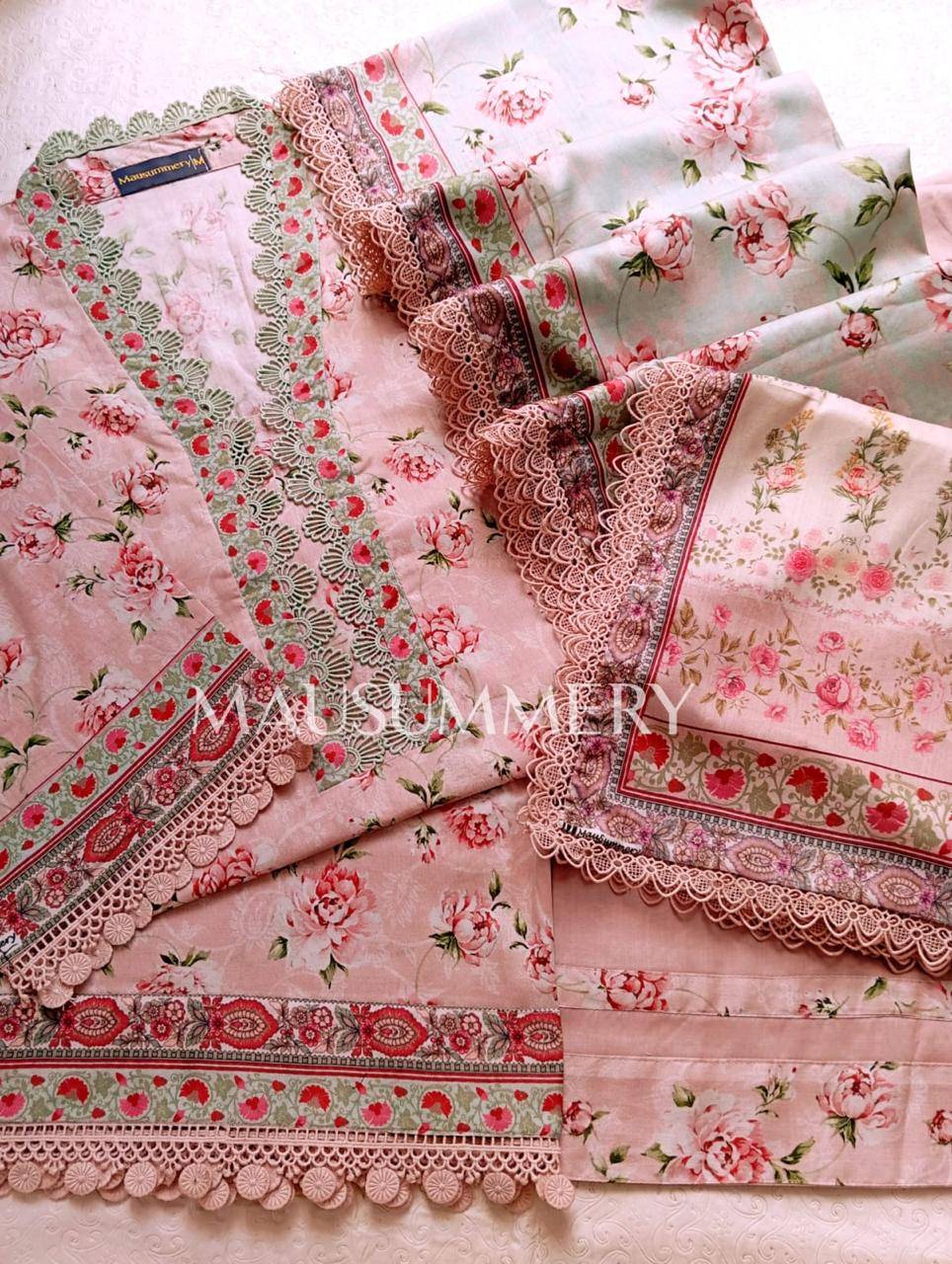 Original Pakistani Mausummery Vol-4 By Fashid Wholesale 101 To 111 Series Beautiful Pakistani Suits Colorful Stylish Fancy Casual Wear & Ethnic Wear Lawn Dresses At Wholesale Price